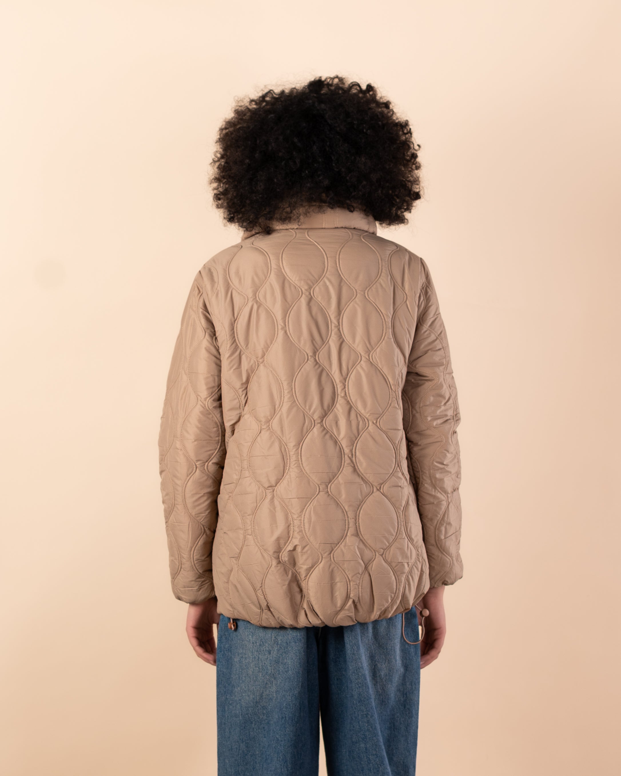 Waterproof jacket with caps