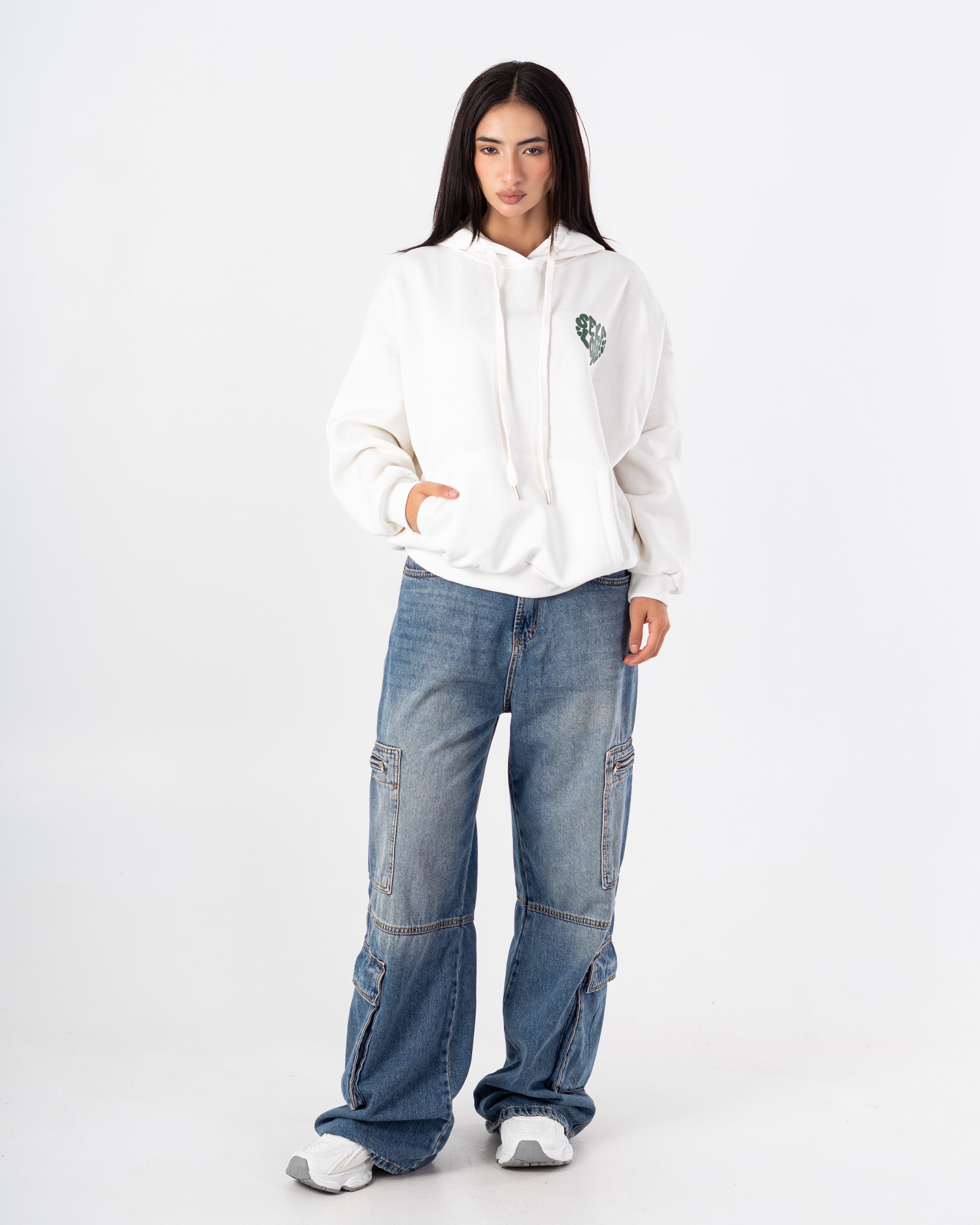 Hoodie – Print (Letters In Heart Shape)