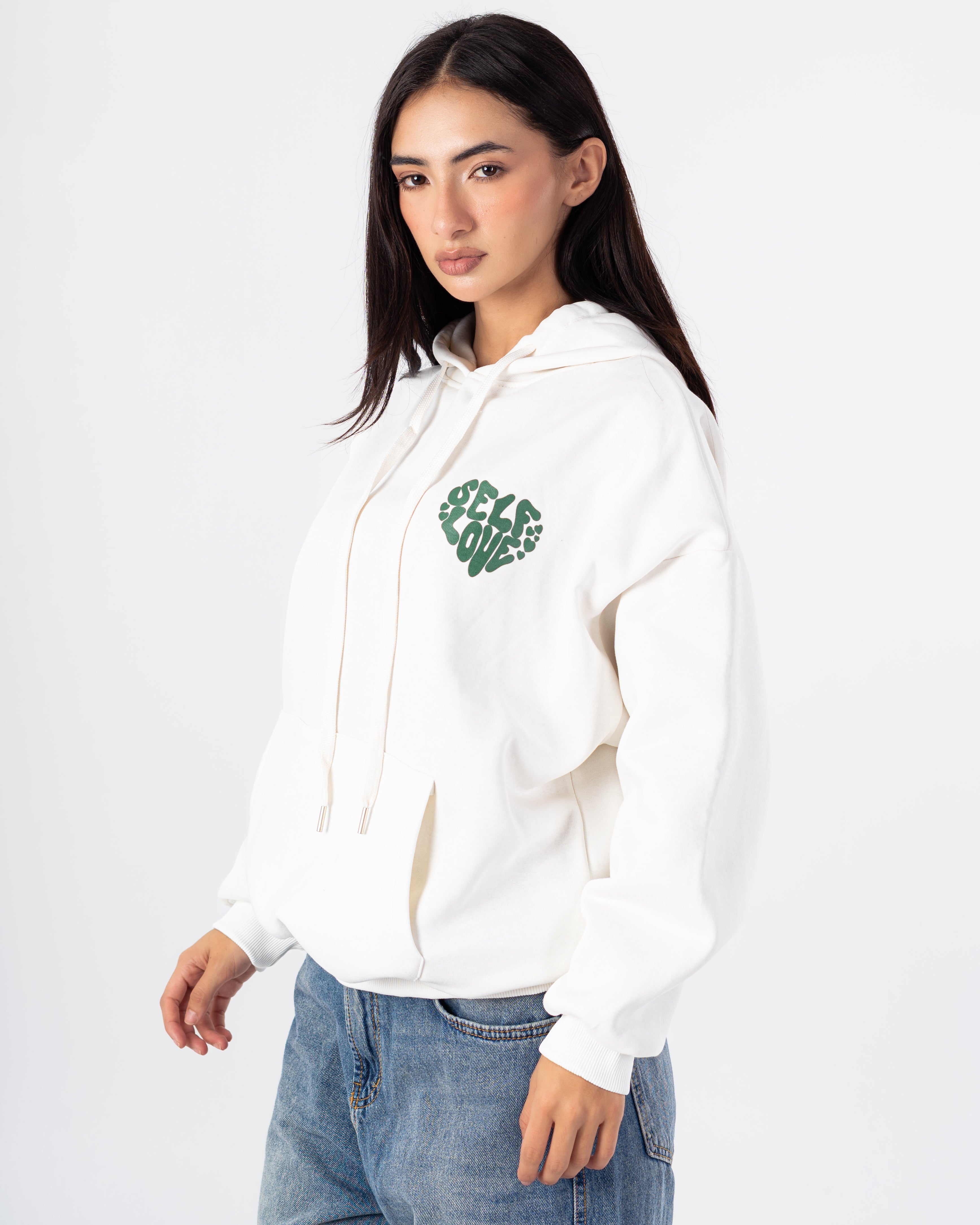 Hoodie – Print (Letters In Heart Shape)