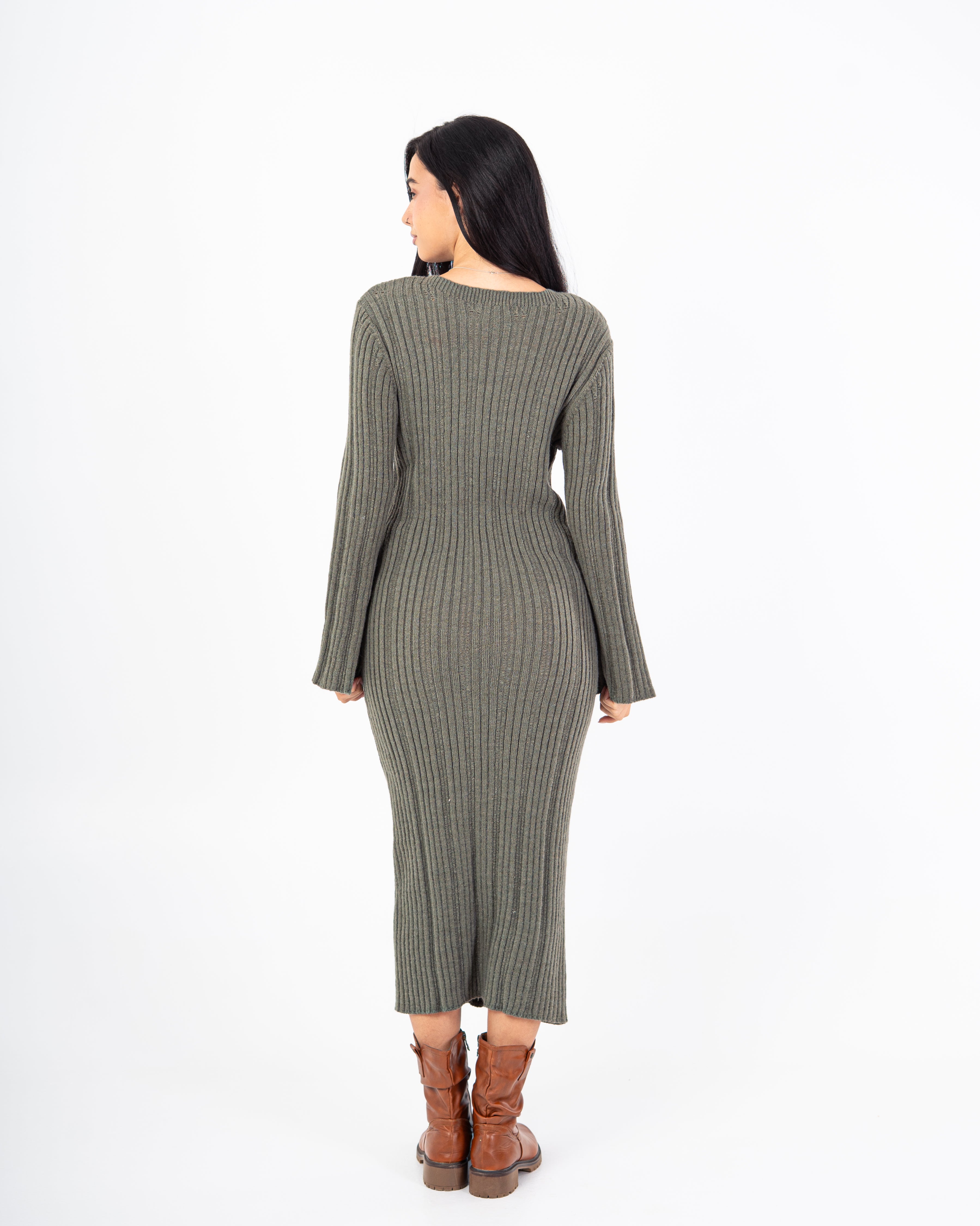 Knitwear Dress – Lightly Striped