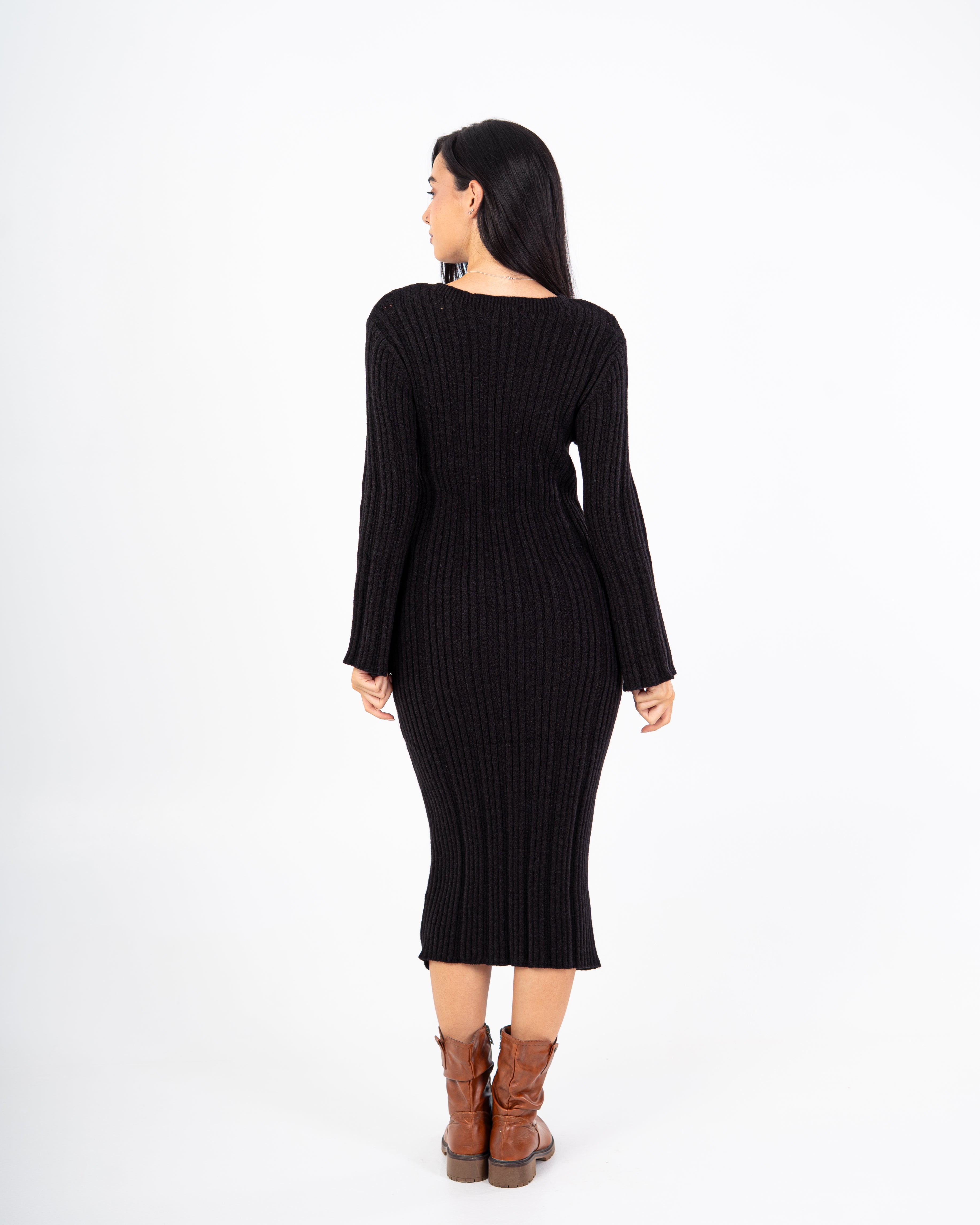 Knitwear Dress – Lightly Striped