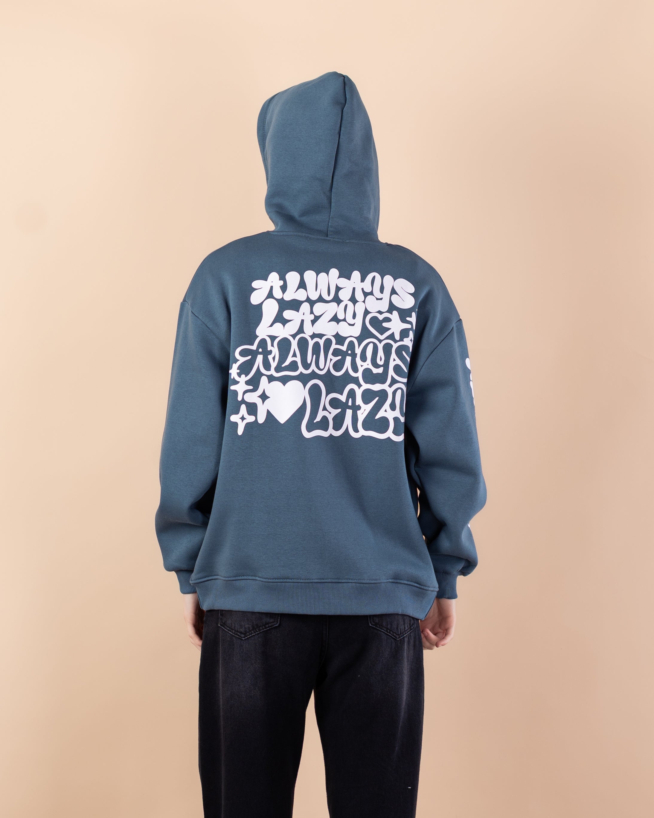 Sweatshirt with print on -  shoulder and back