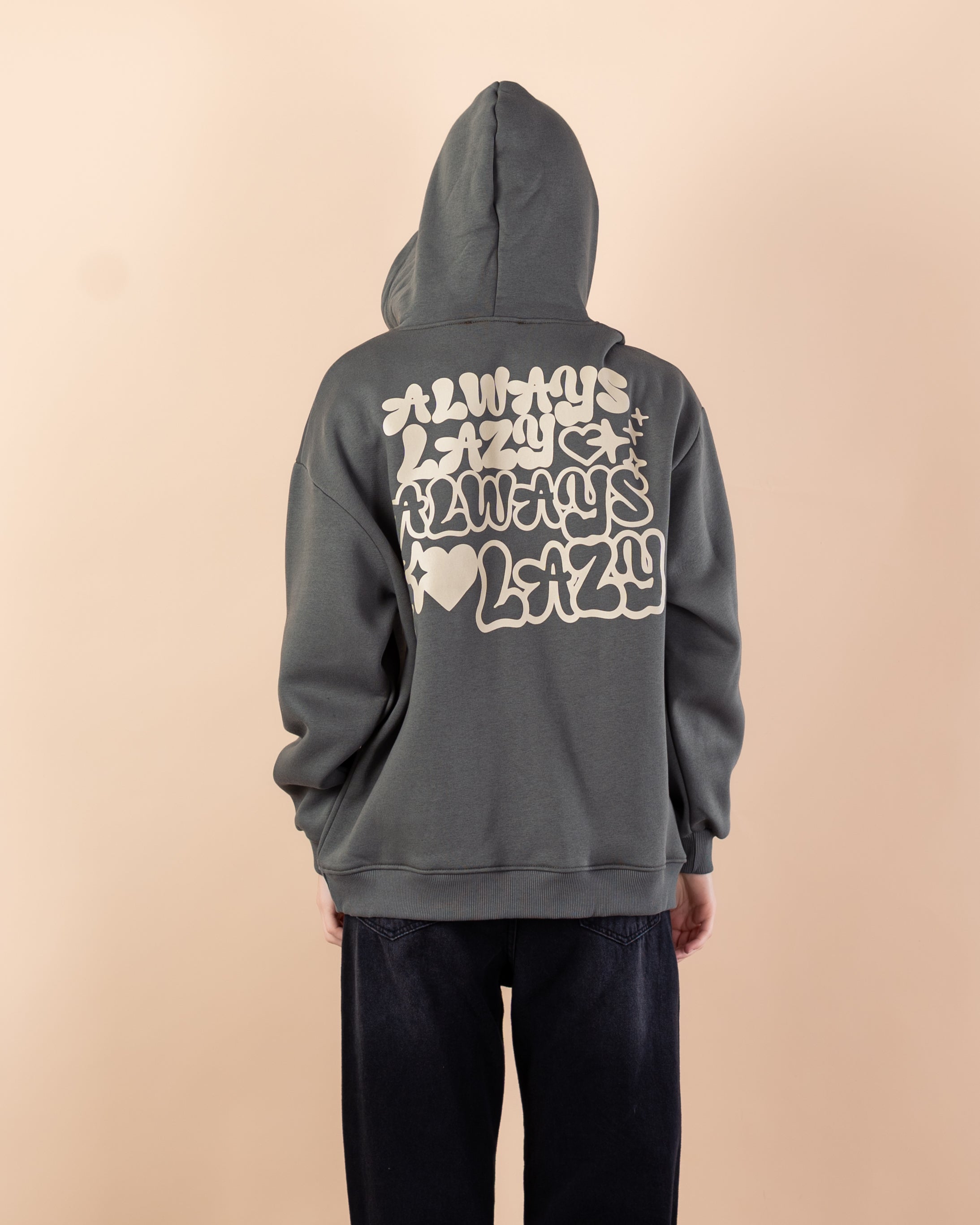 Sweatshirt with print on -  shoulder and back