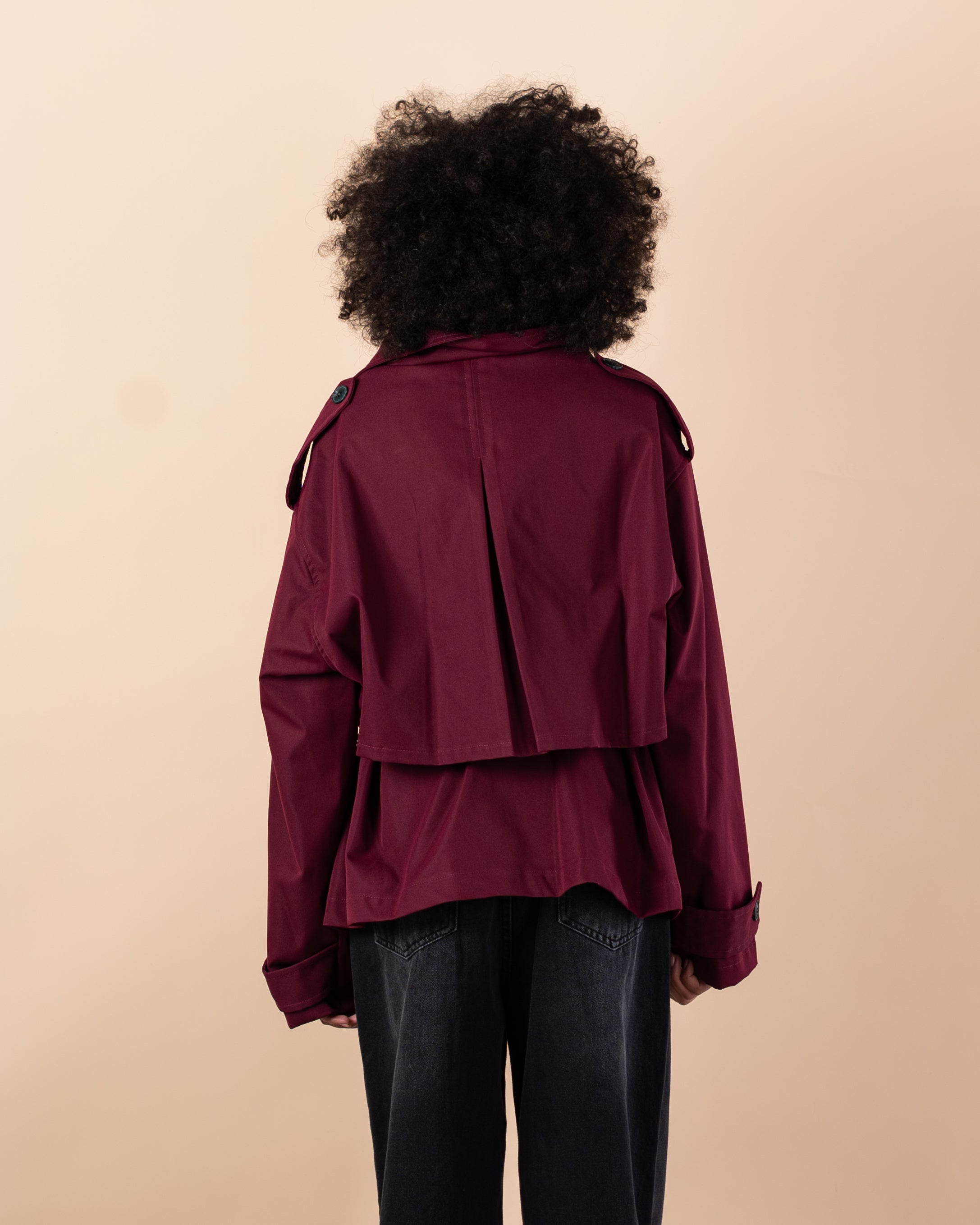 jacket - Gabardine with belt