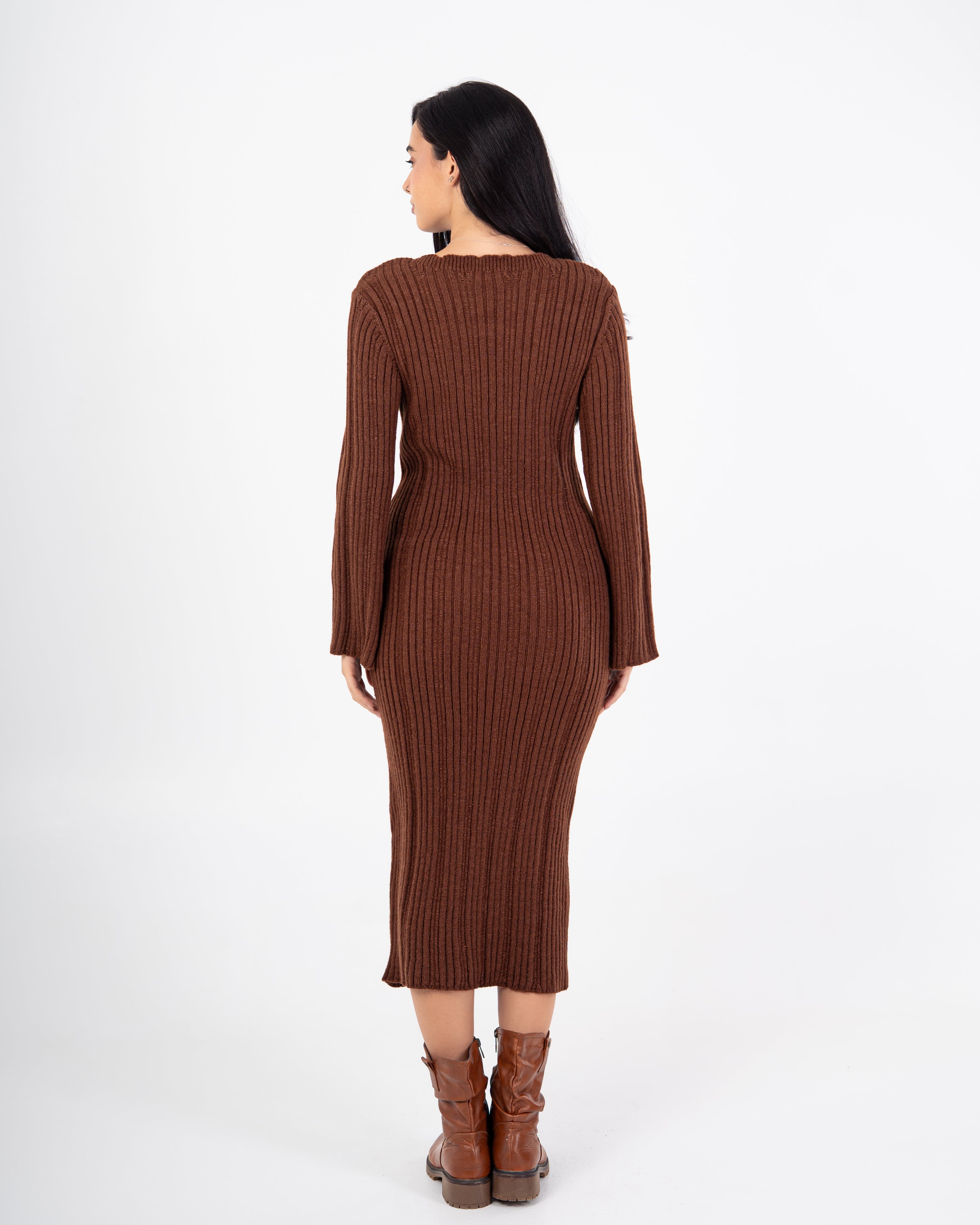 Knitwear Dress – Lightly Striped
