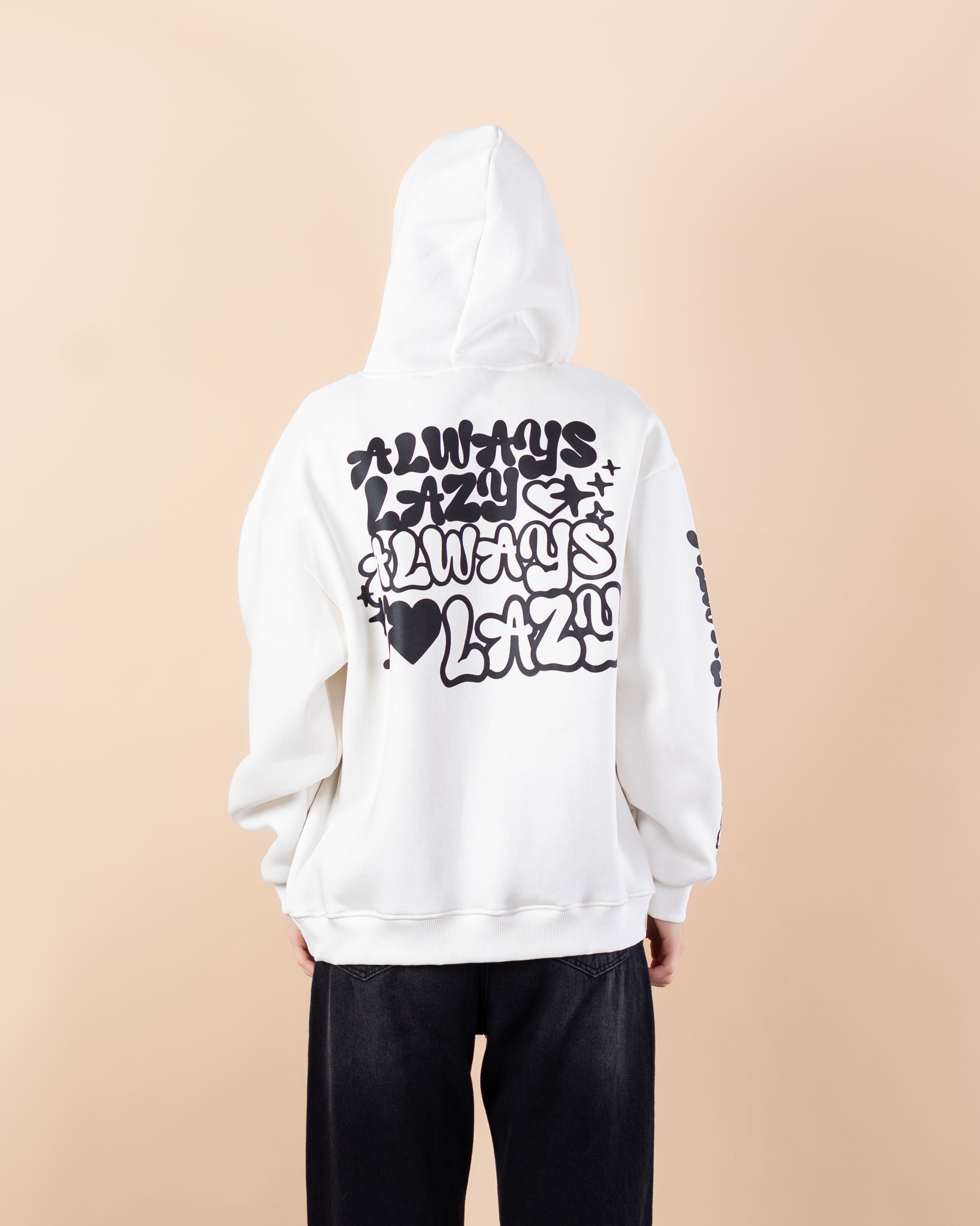 Sweatshirt with print on -  shoulder and back