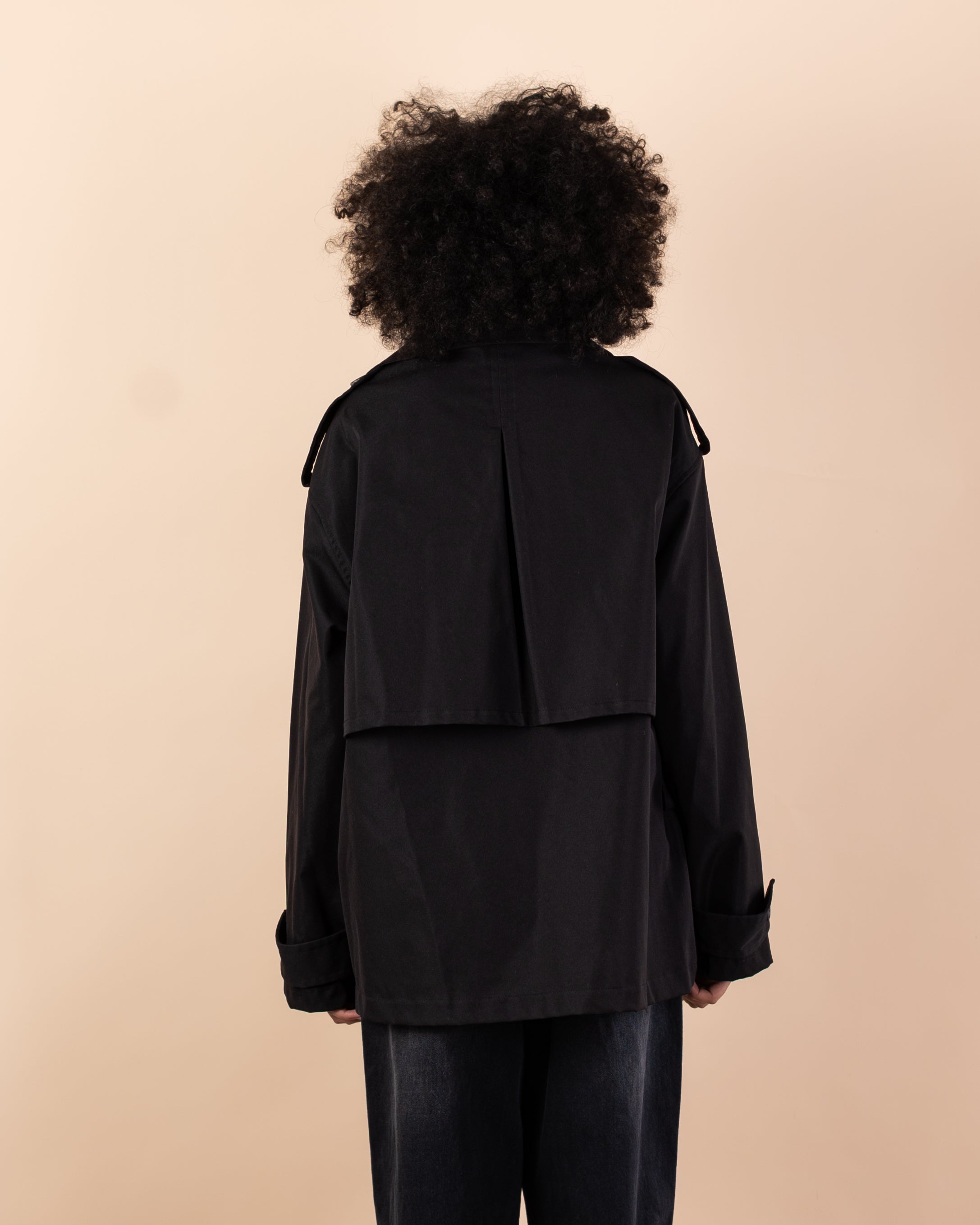 jacket - Gabardine with belt