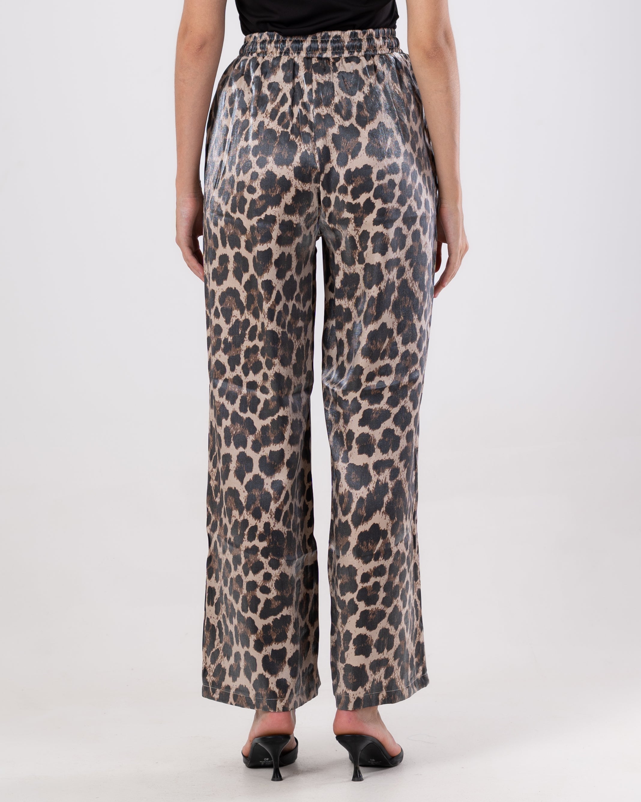 Wide-Leg Floral Pants – Light Multicolor