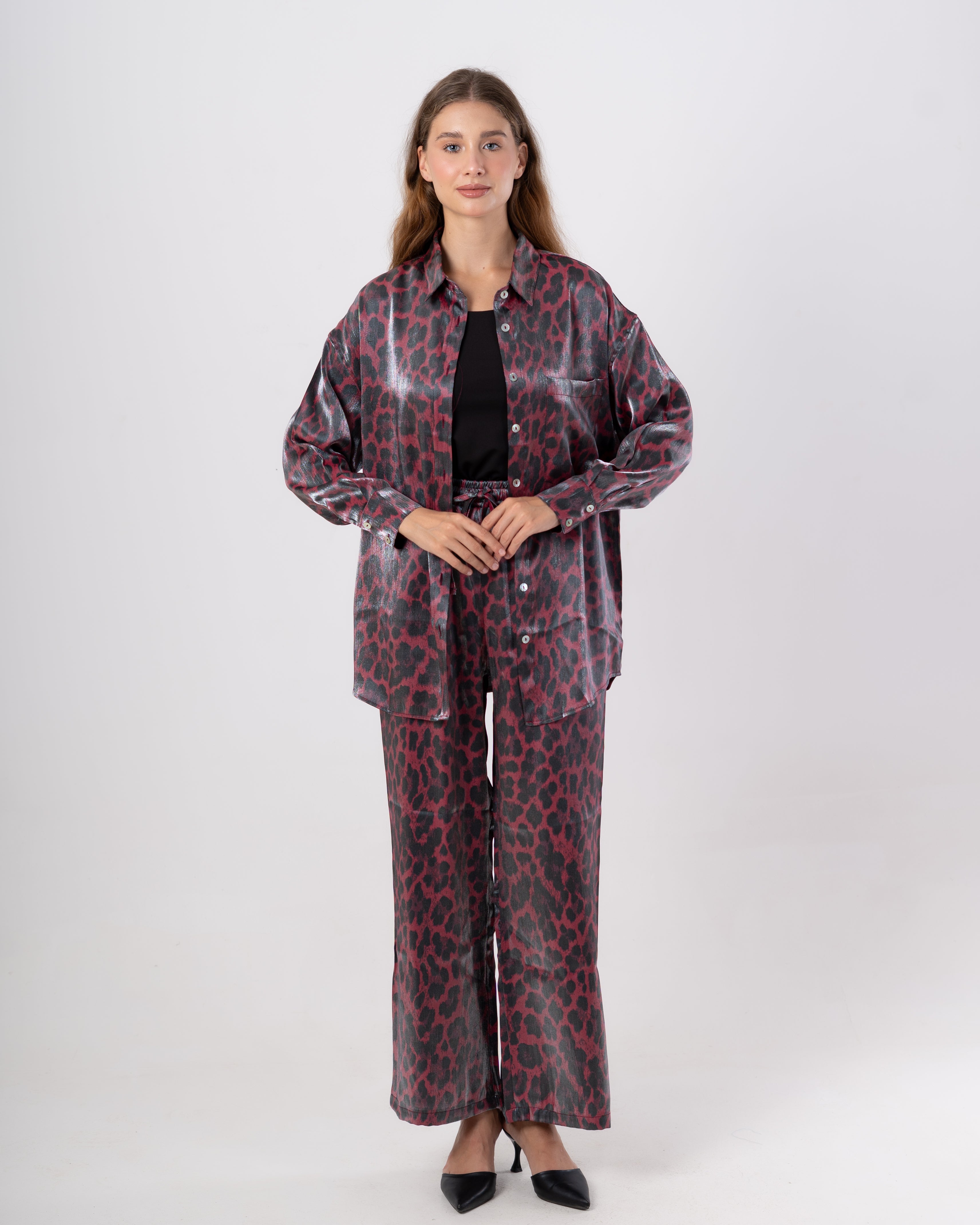 Floral Shirt with Pocket – Vibrant Color