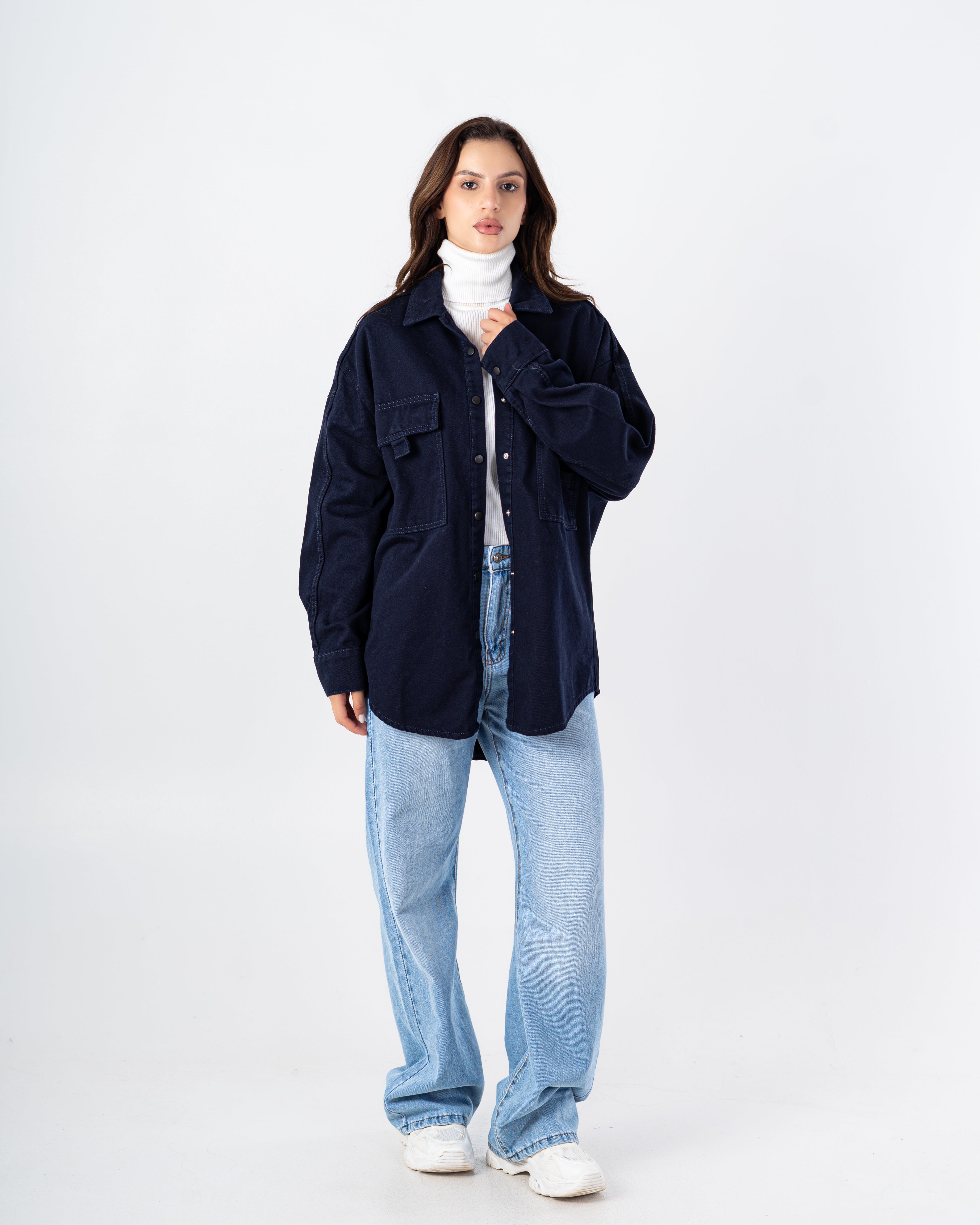 Gabardine Jacket – Large Chest Pockets