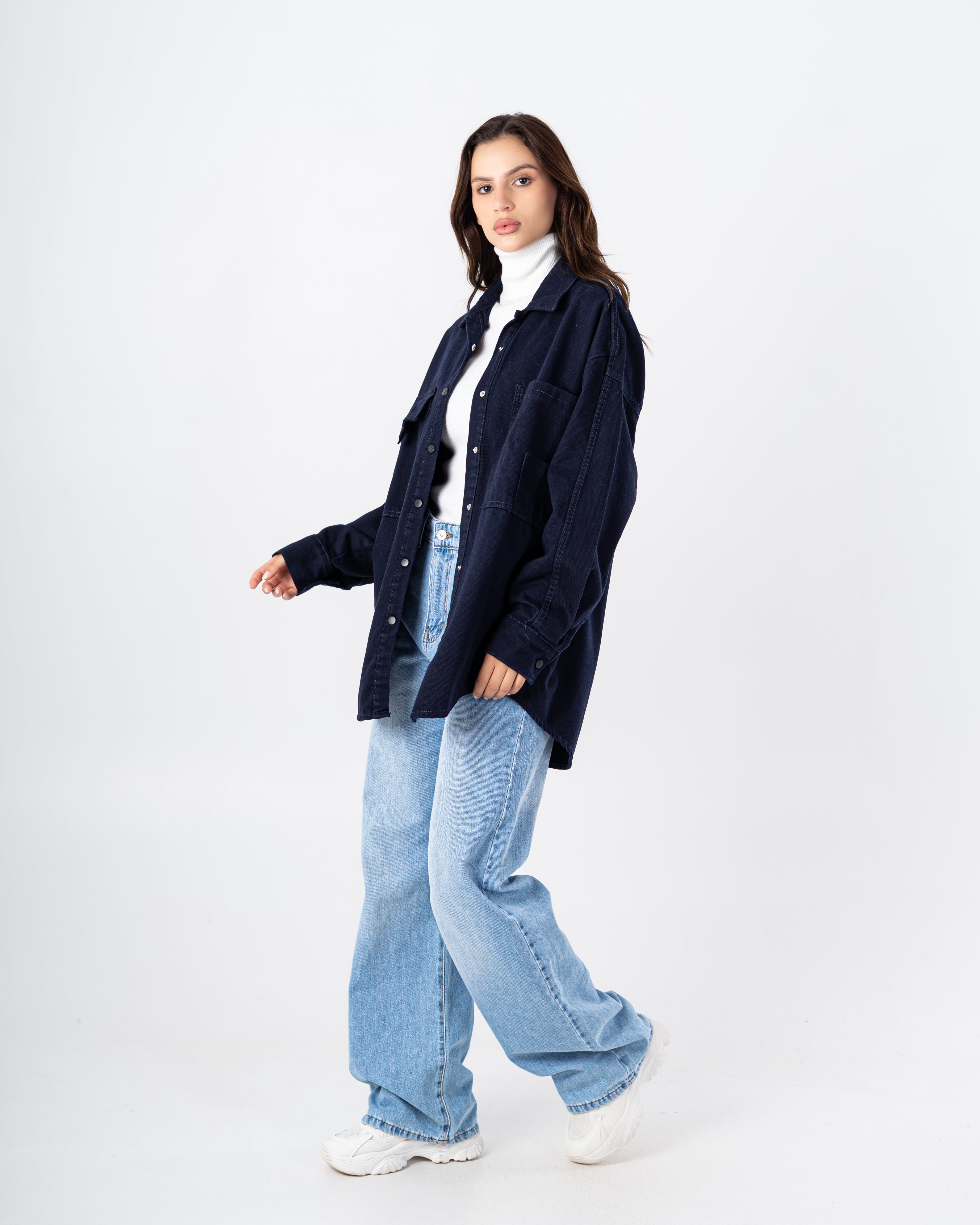 Gabardine Jacket – Large Chest Pockets