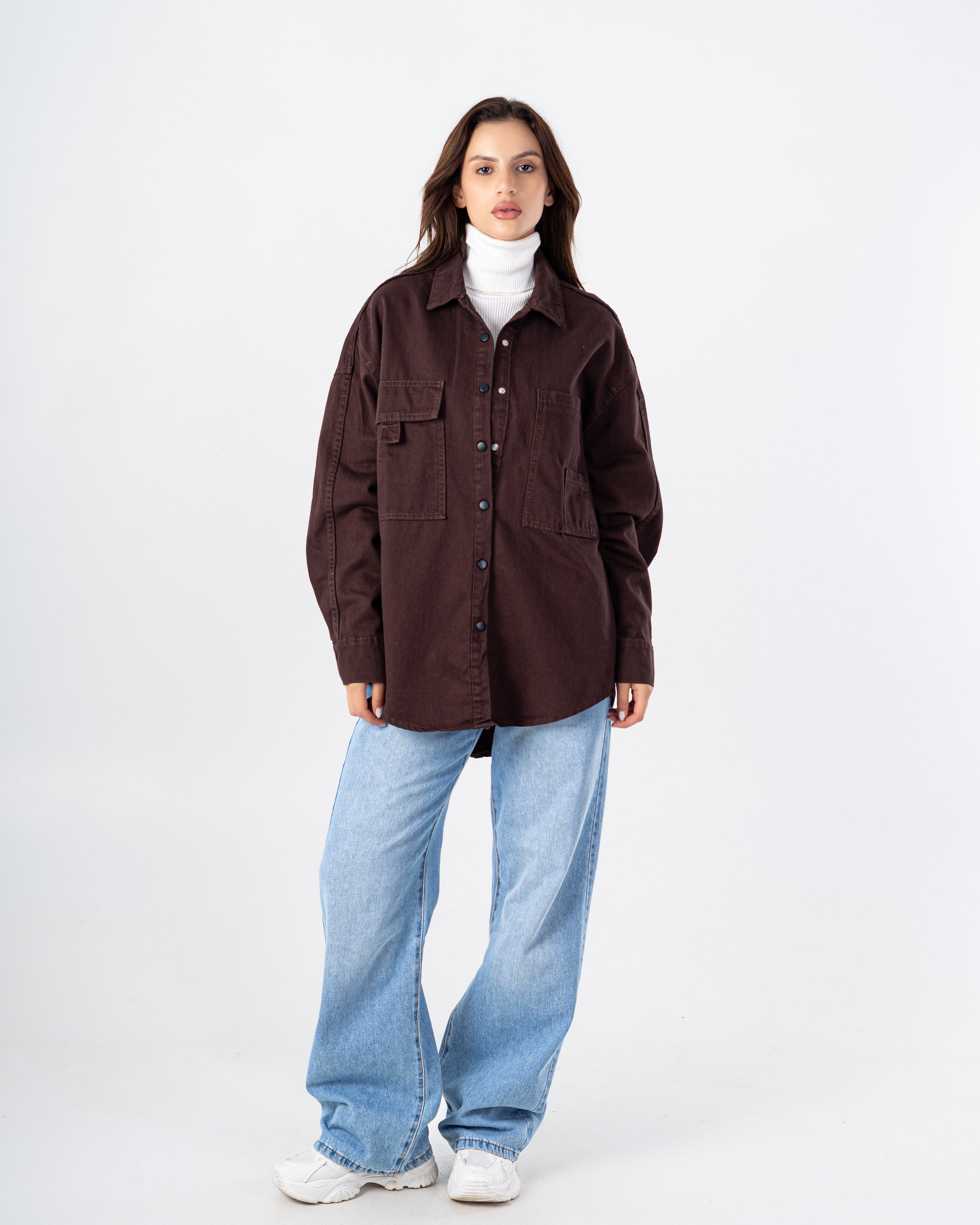 Gabardine Jacket – Large Chest Pockets