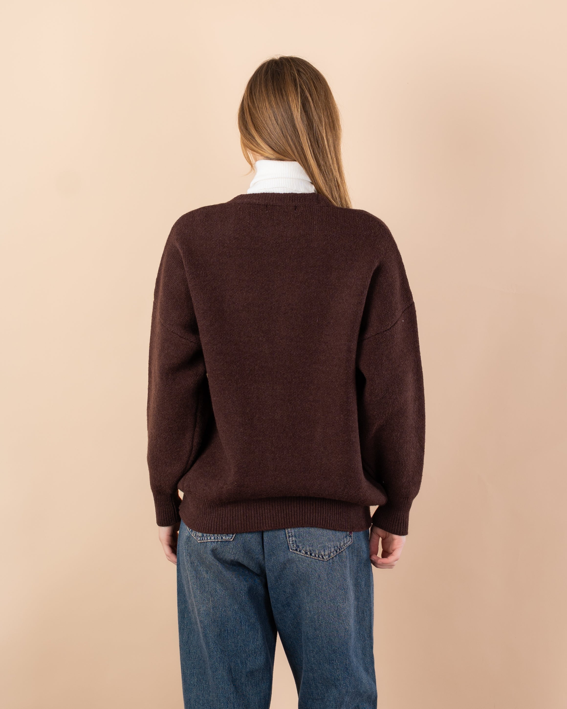 Knitted cardigan with 2 pockets