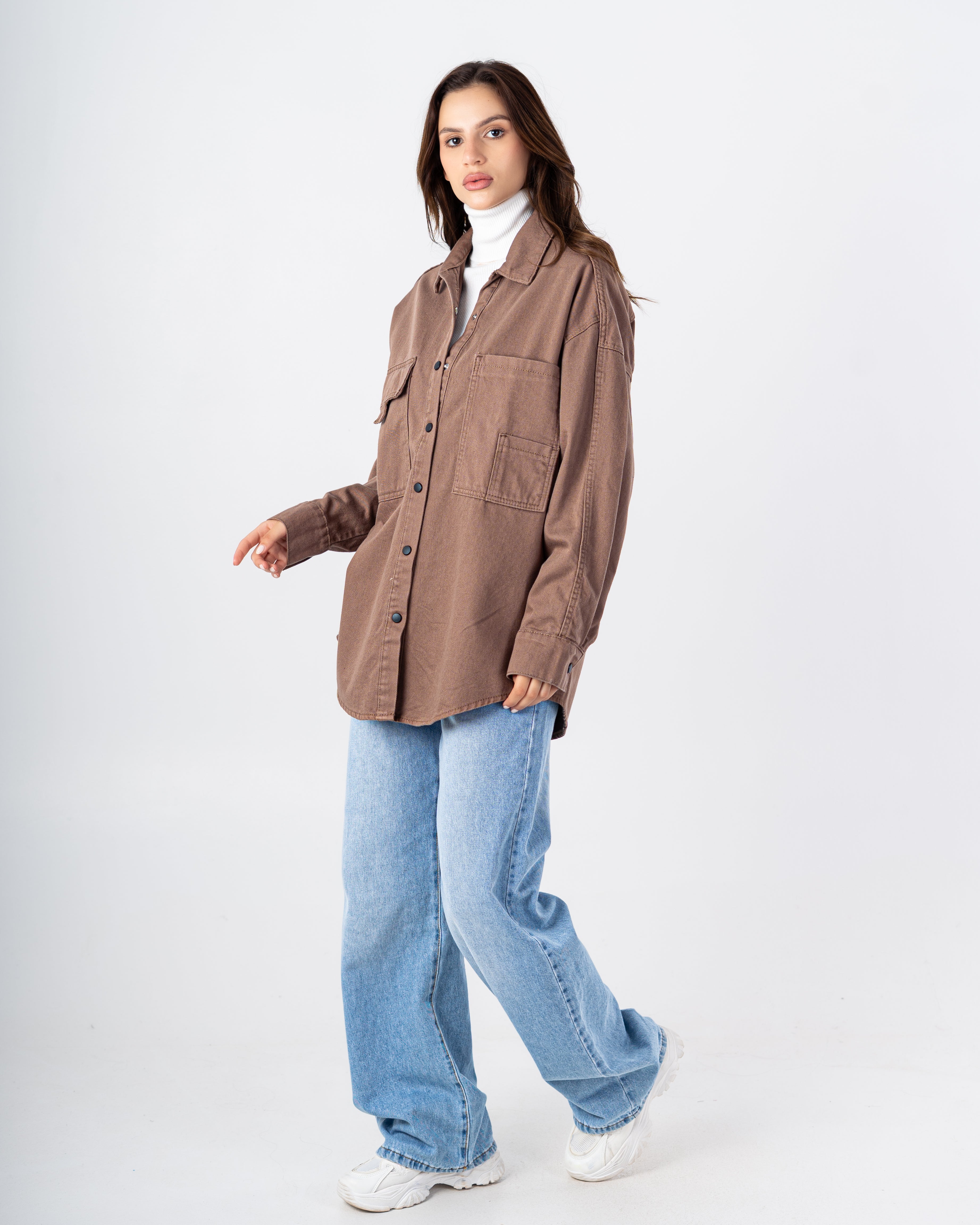Gabardine Jacket – Large Chest Pockets