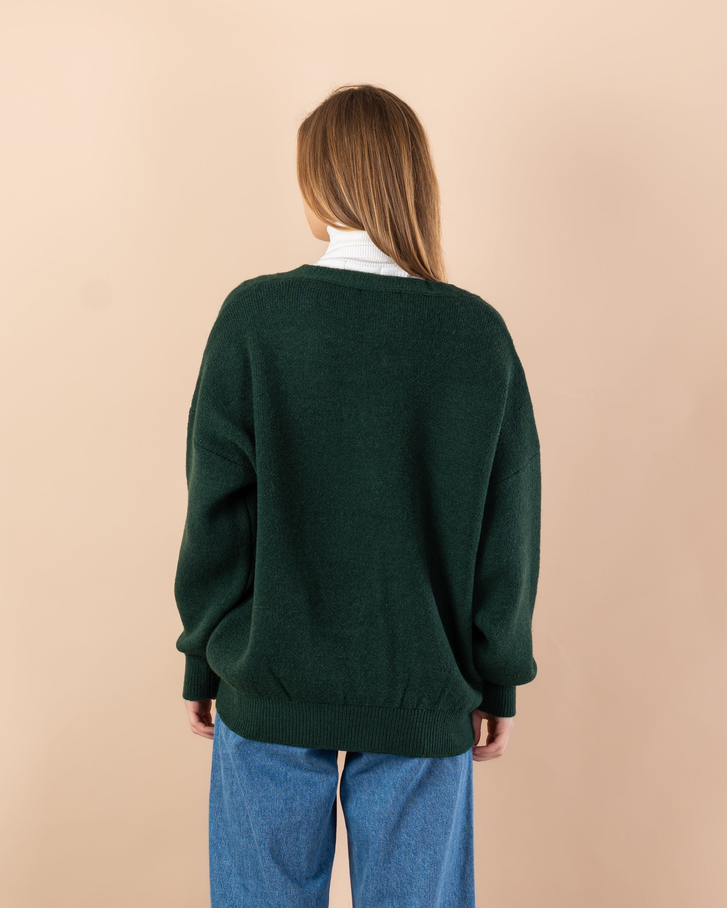 Knitted cardigan with 2 pockets