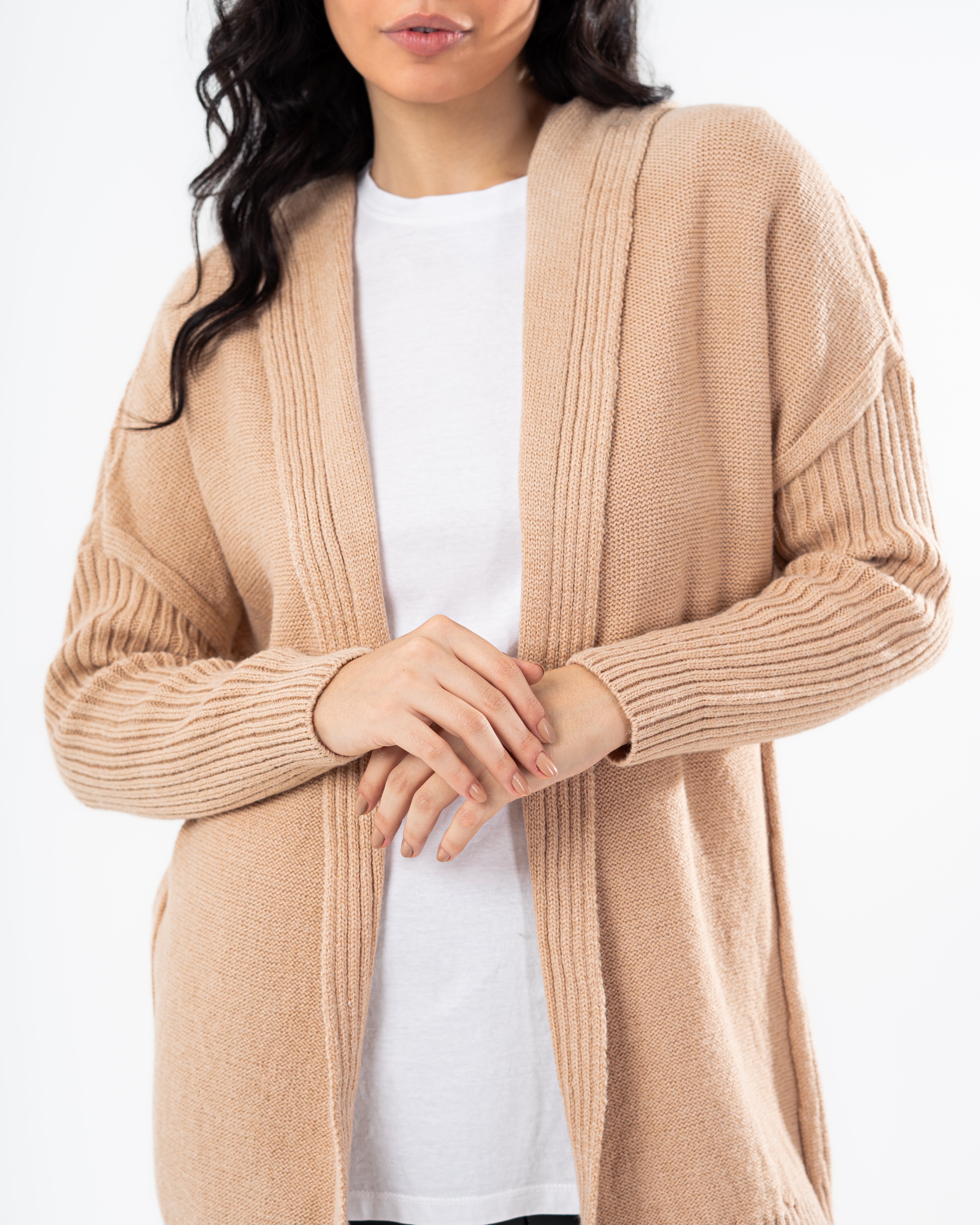 Knitwear Cardigan - Hooded