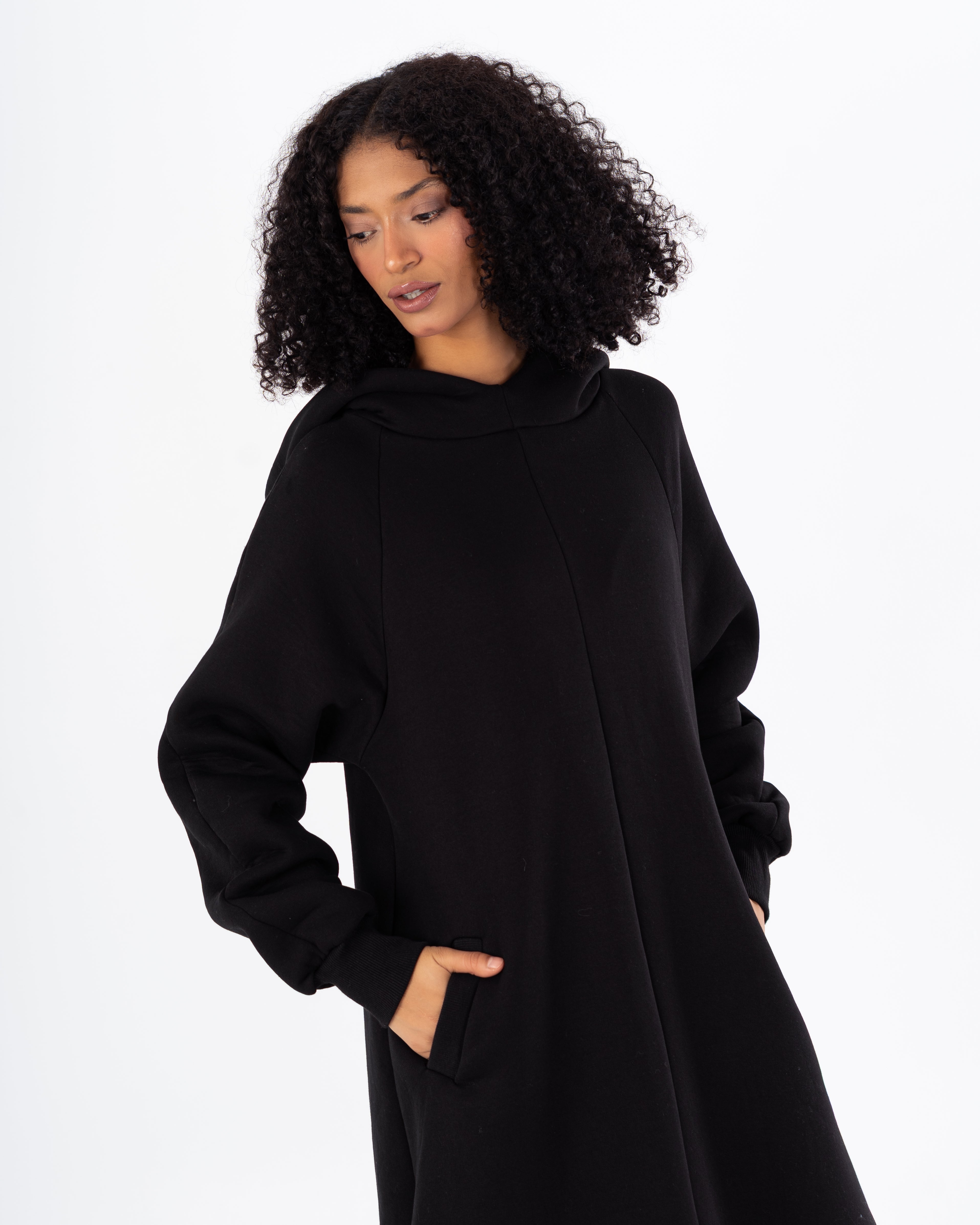 فستان ميلتون – بغطاء للرأس (جيوب جانبية)