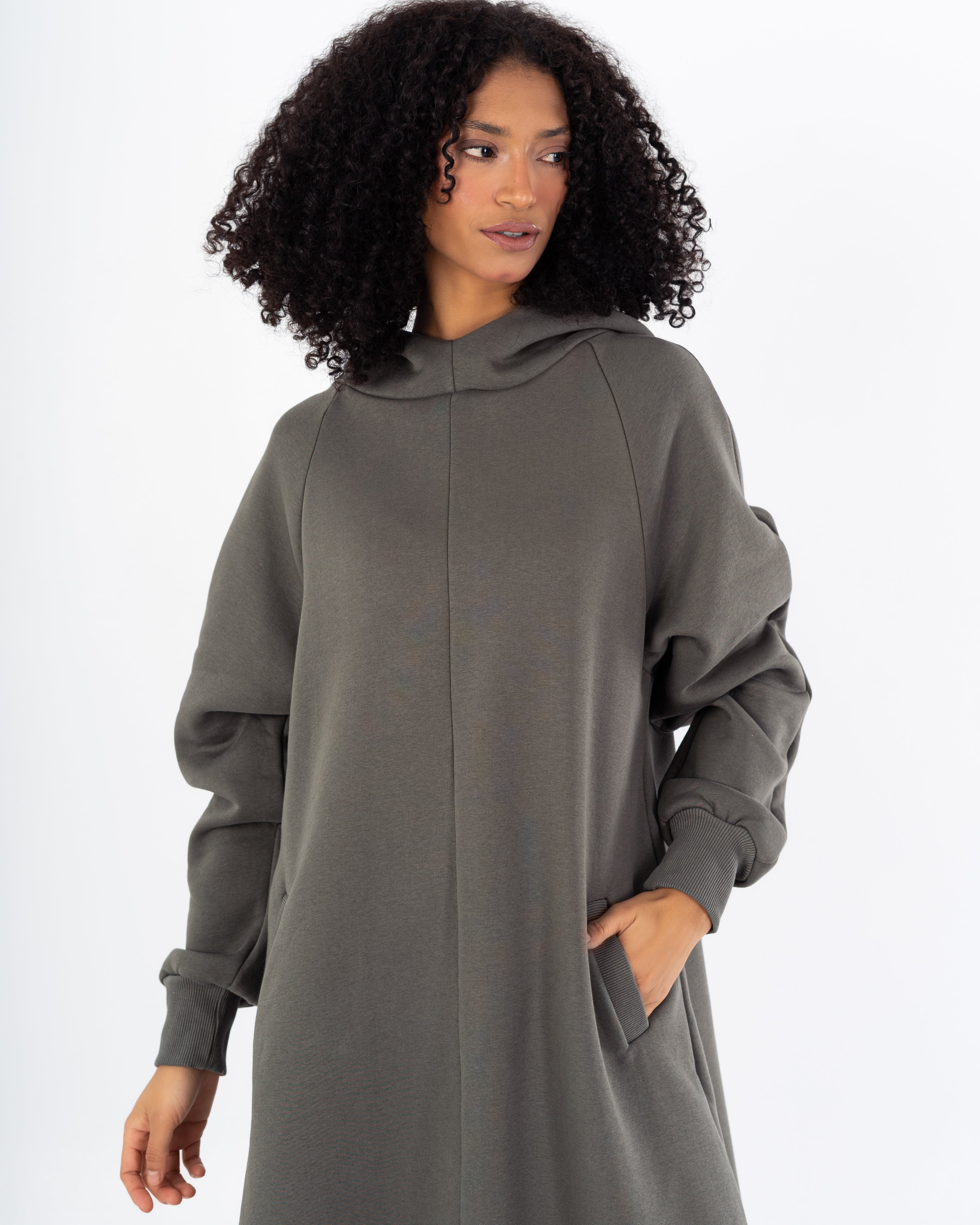 فستان ميلتون – بغطاء للرأس (جيوب جانبية)