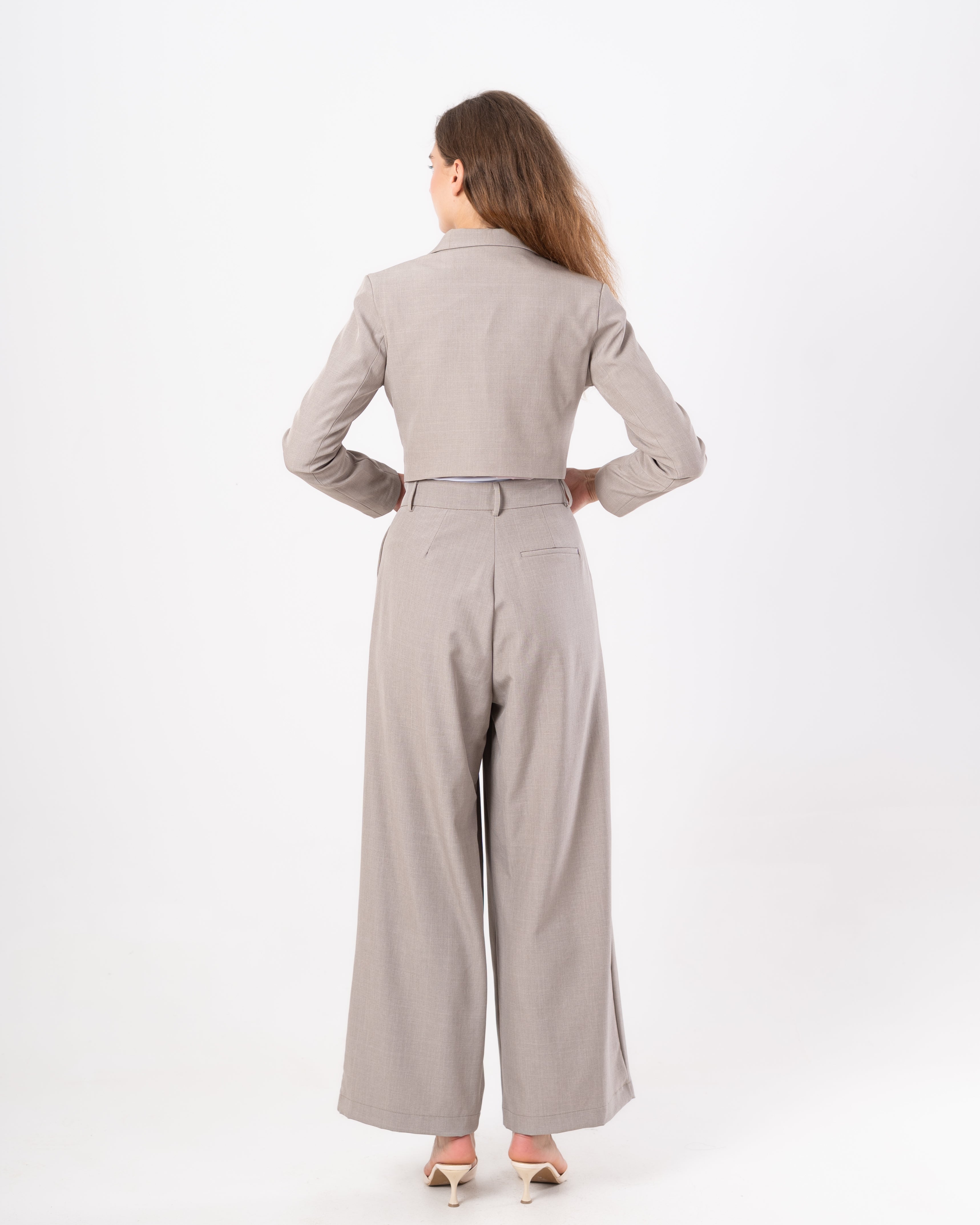 Double Button - Cropped Blazer
