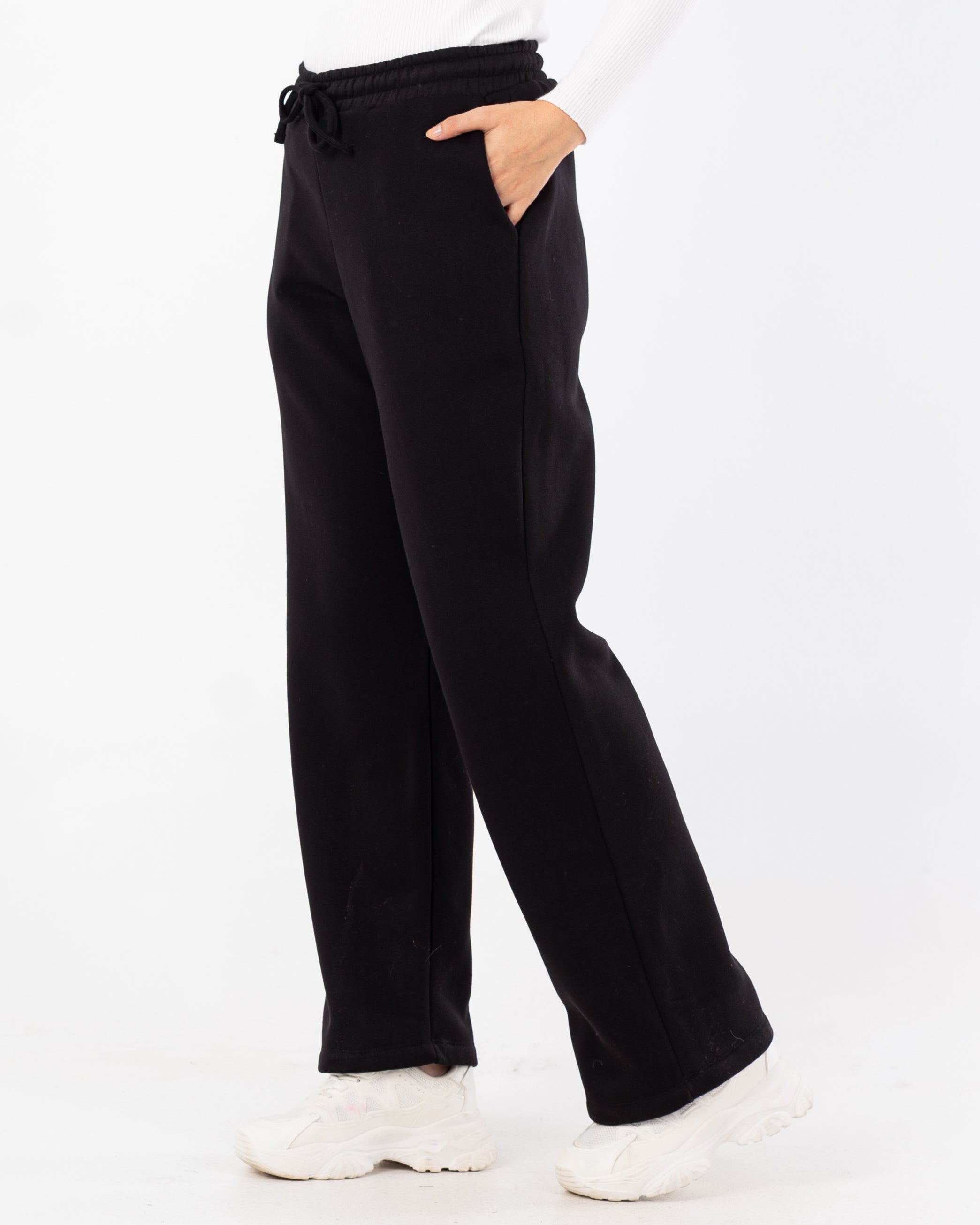 بنطلون ميلتون - خصر مطاطي (مع رباط)