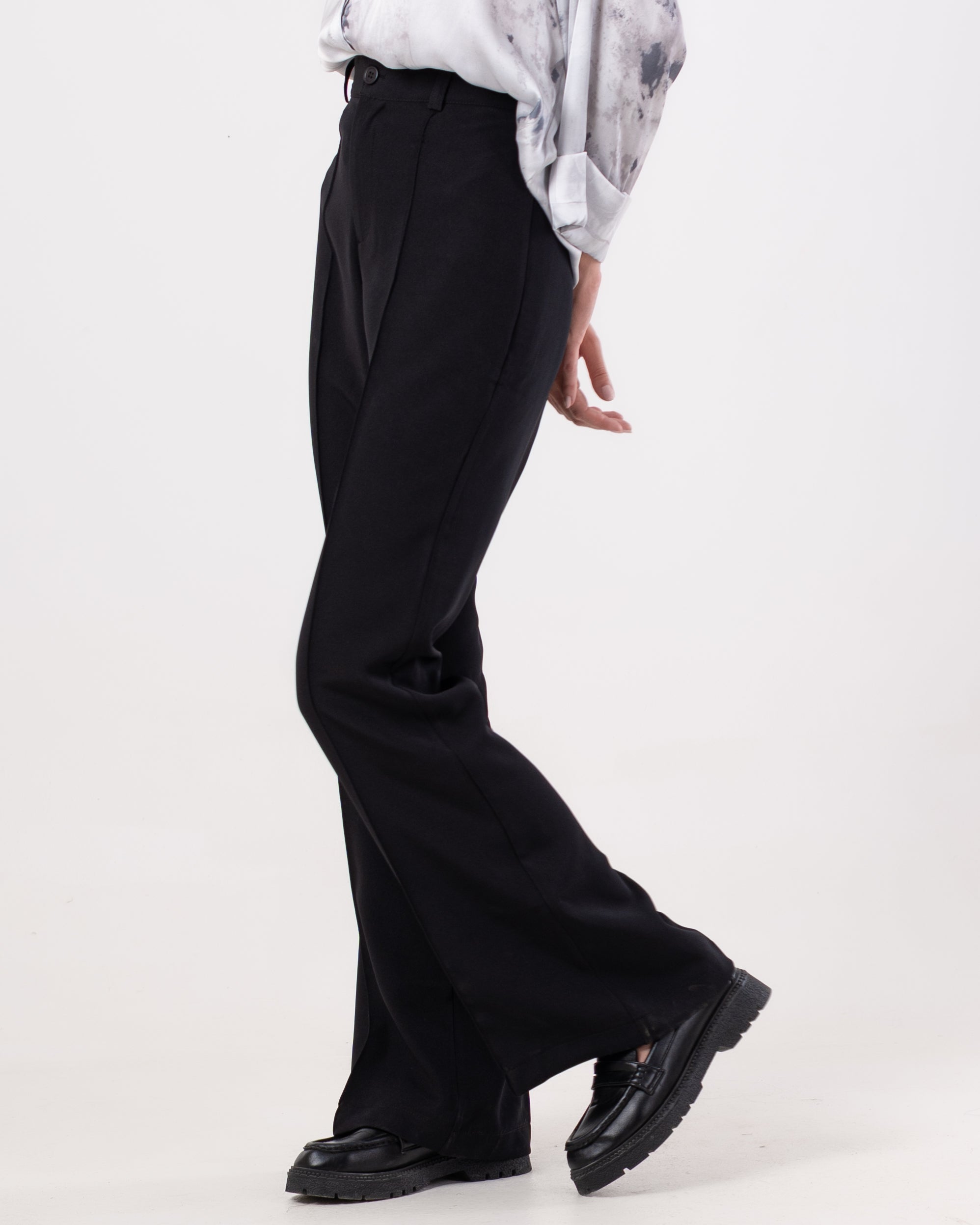 Center-Pleat Classic Pants