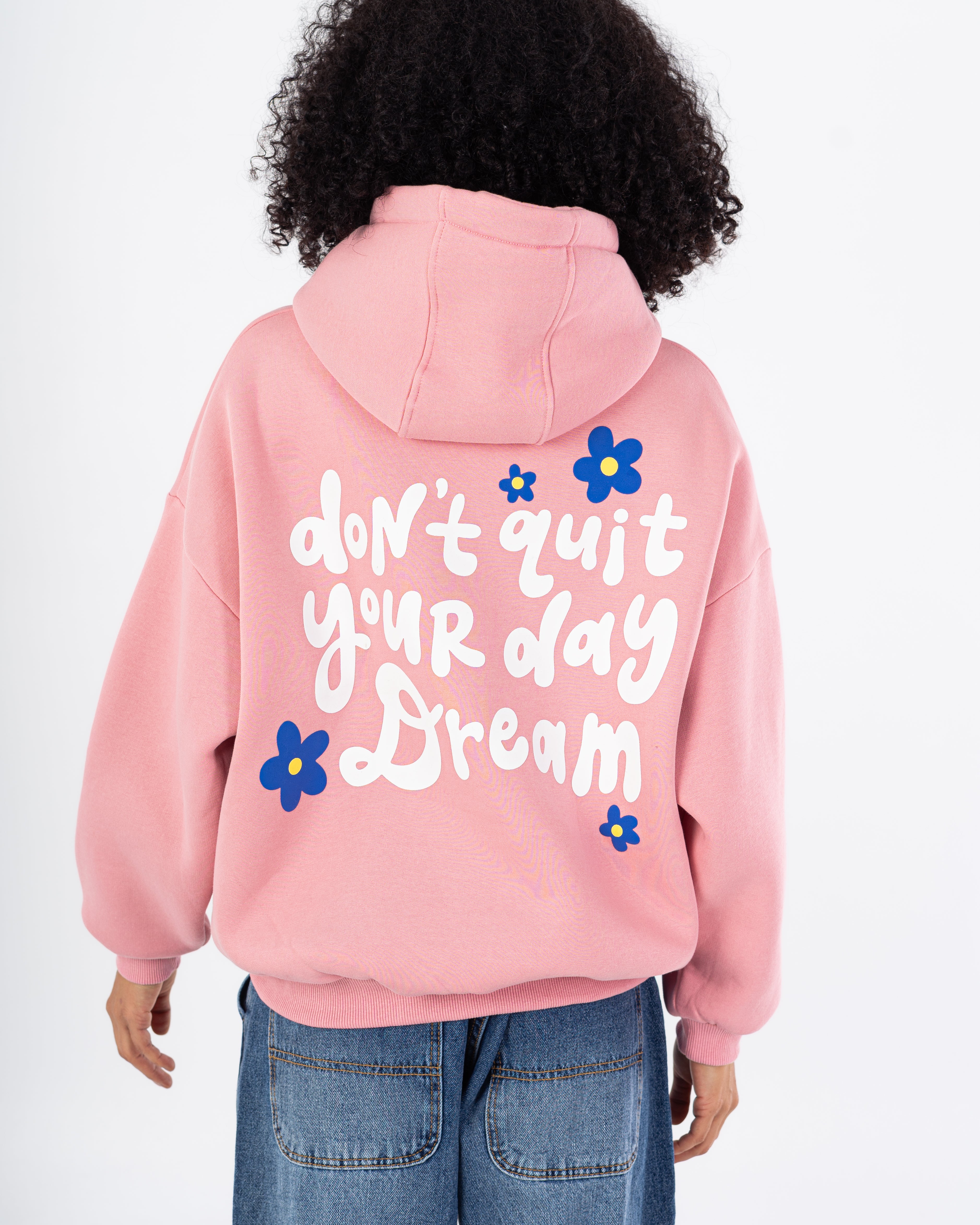 هودي – طبعة زهور صغيرة على الصدر