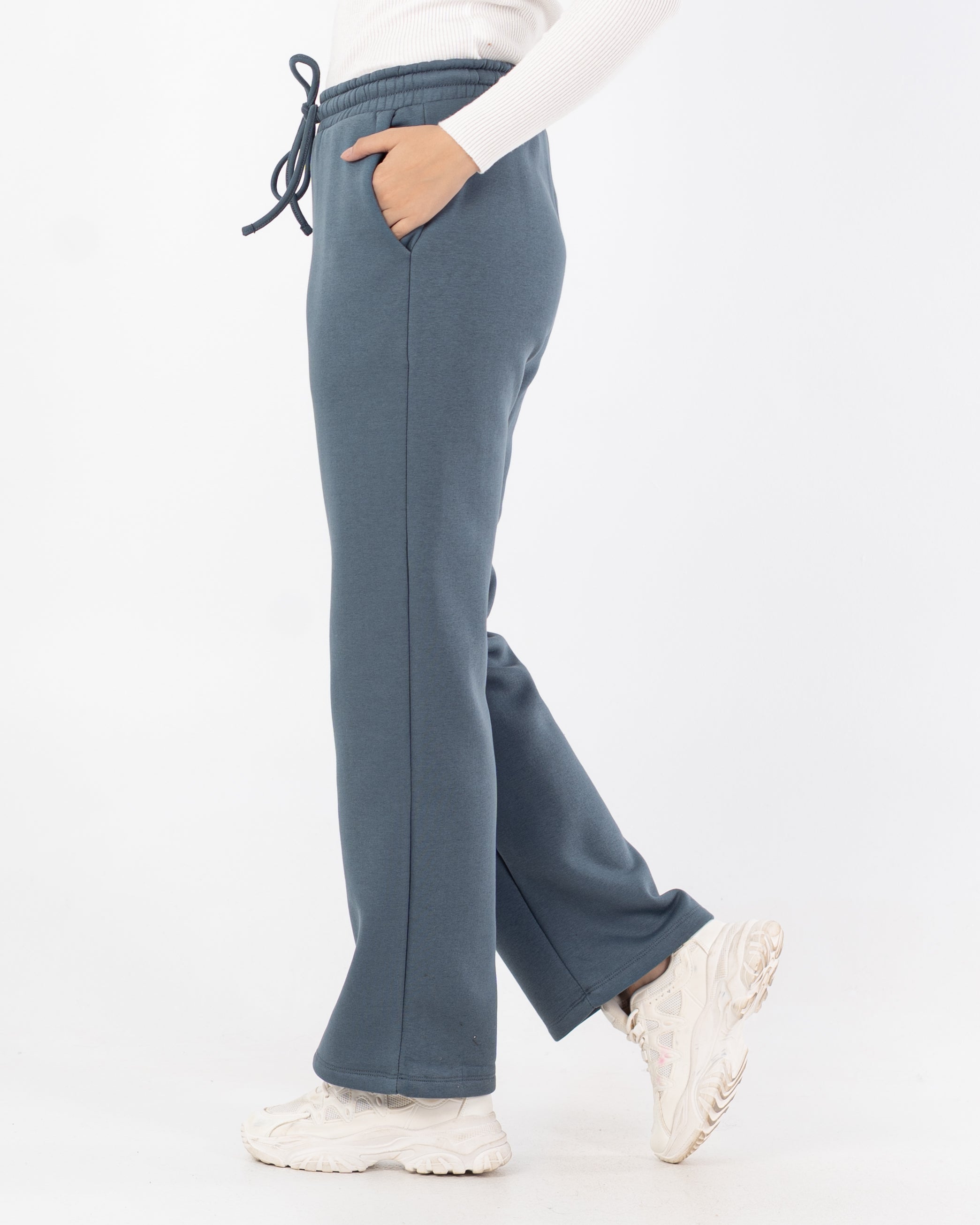 بنطلون ميلتون - خصر مطاطي (مع رباط)