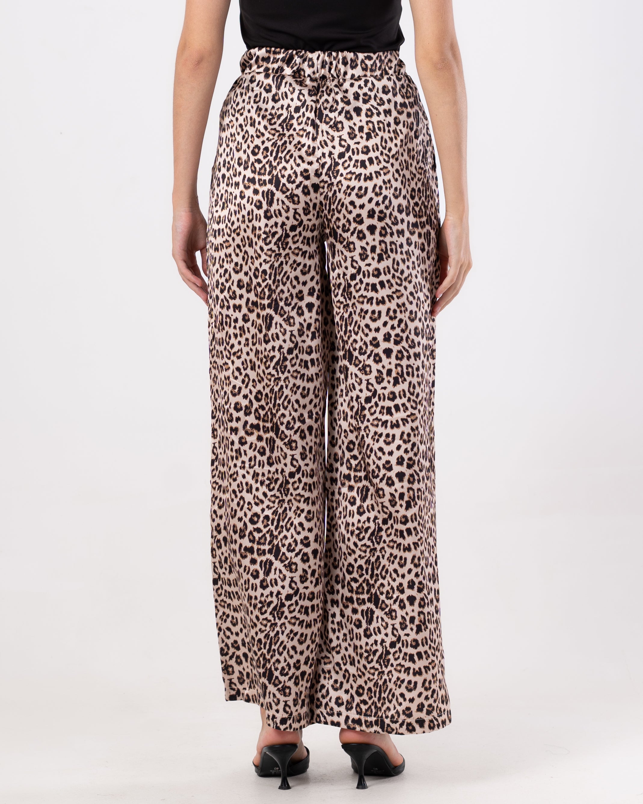 Multicolor Tiger (Print Wide-Leg) - Pants
