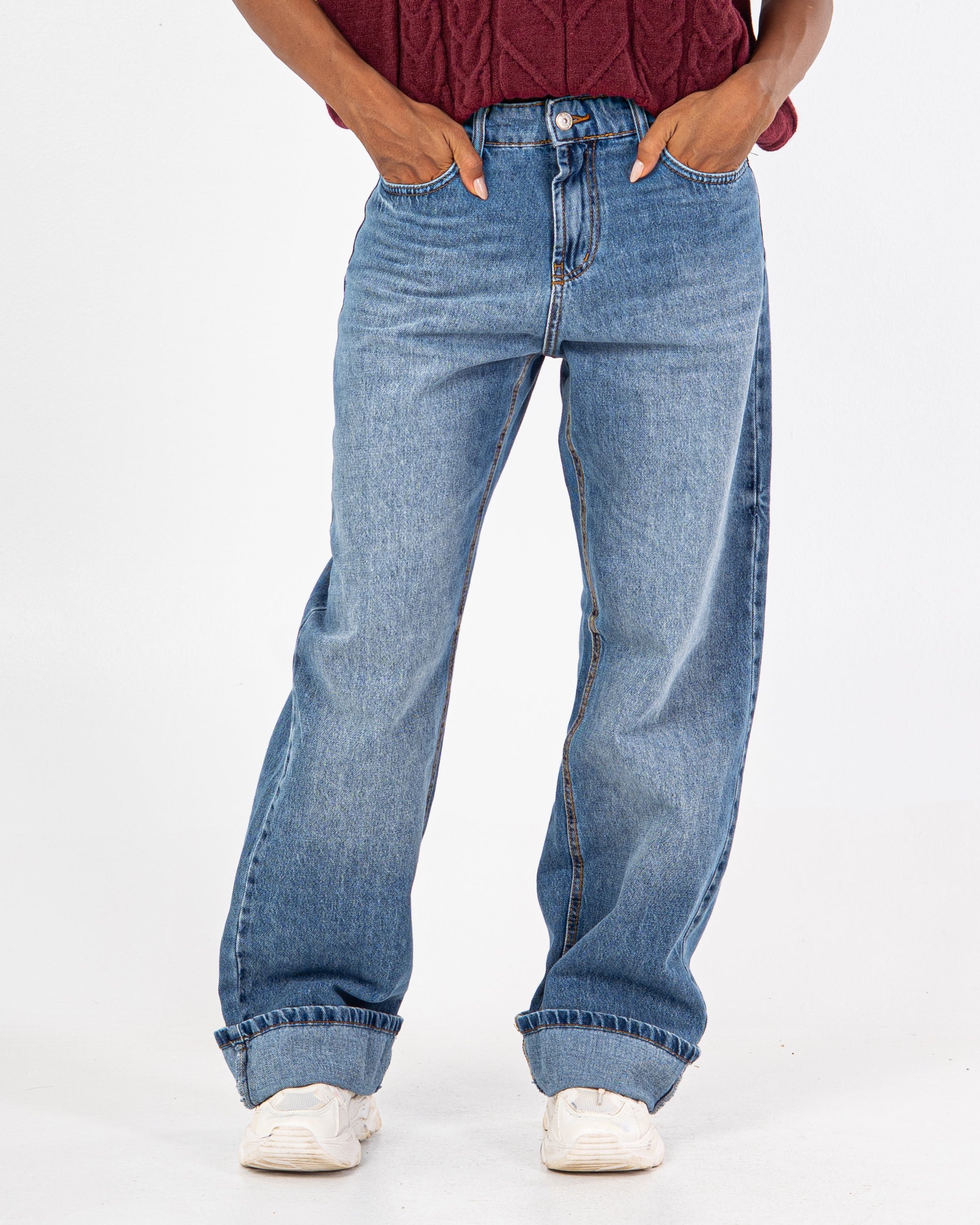 Plain Denim - Trouser (Wide-Leg)