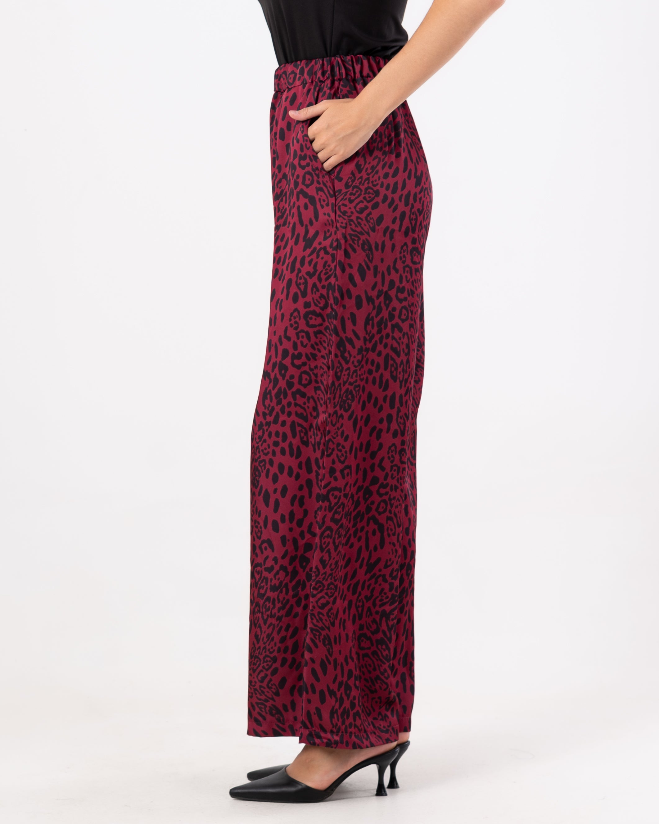 Multicolor Tiger (Print Wide-Leg) - Pants