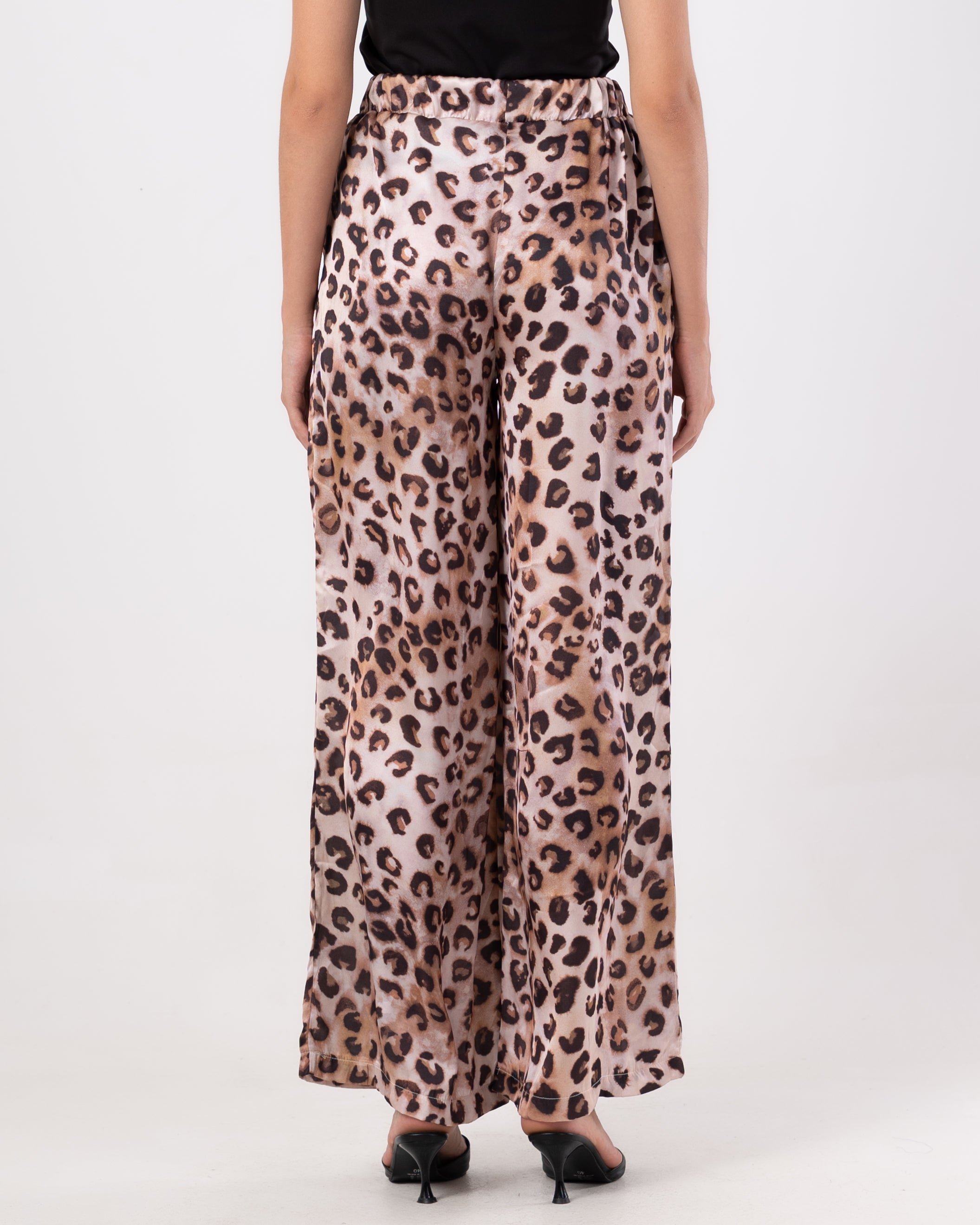Multicolor Tiger (Print Wide-Leg) - Pants