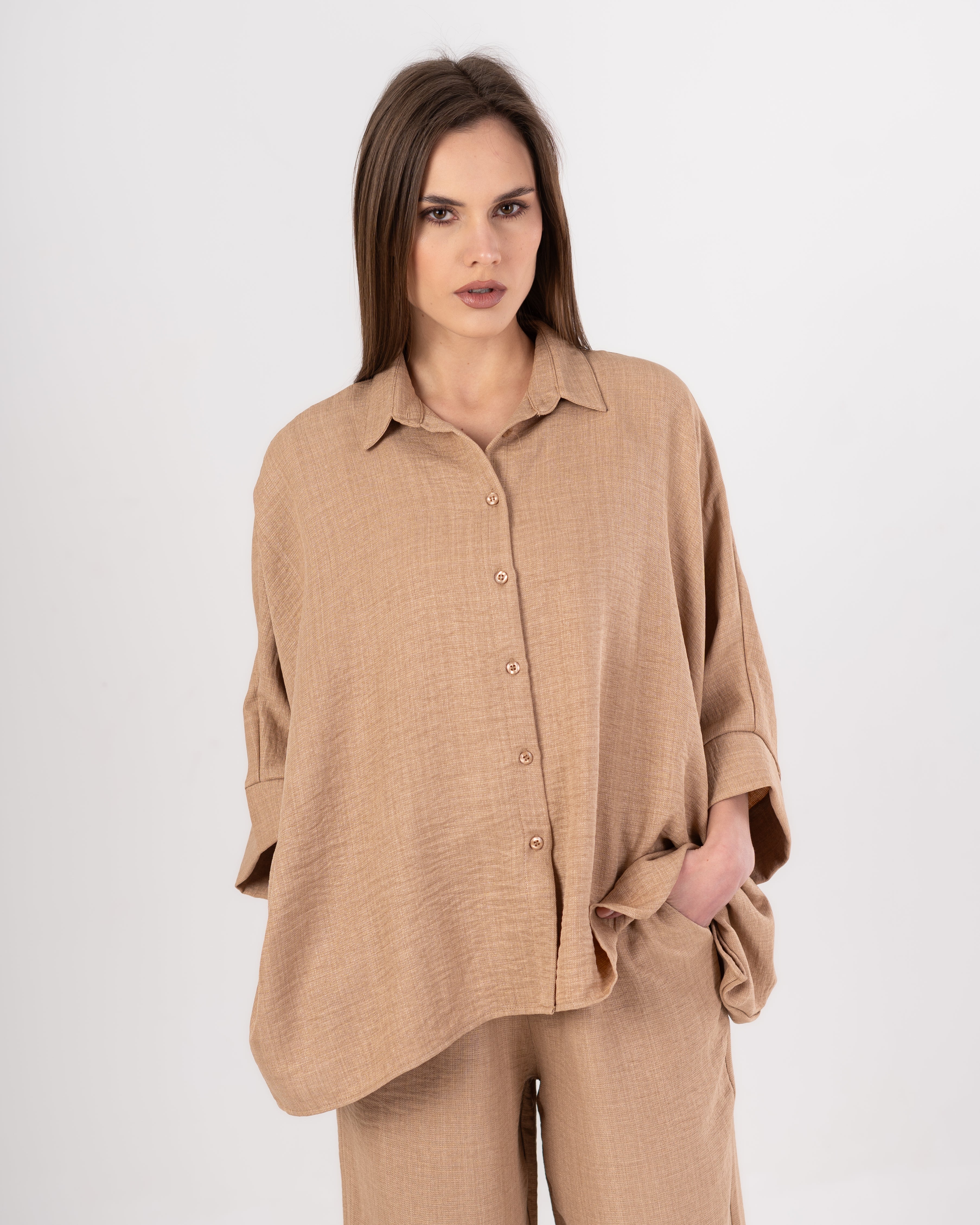 shirt - Wide linen