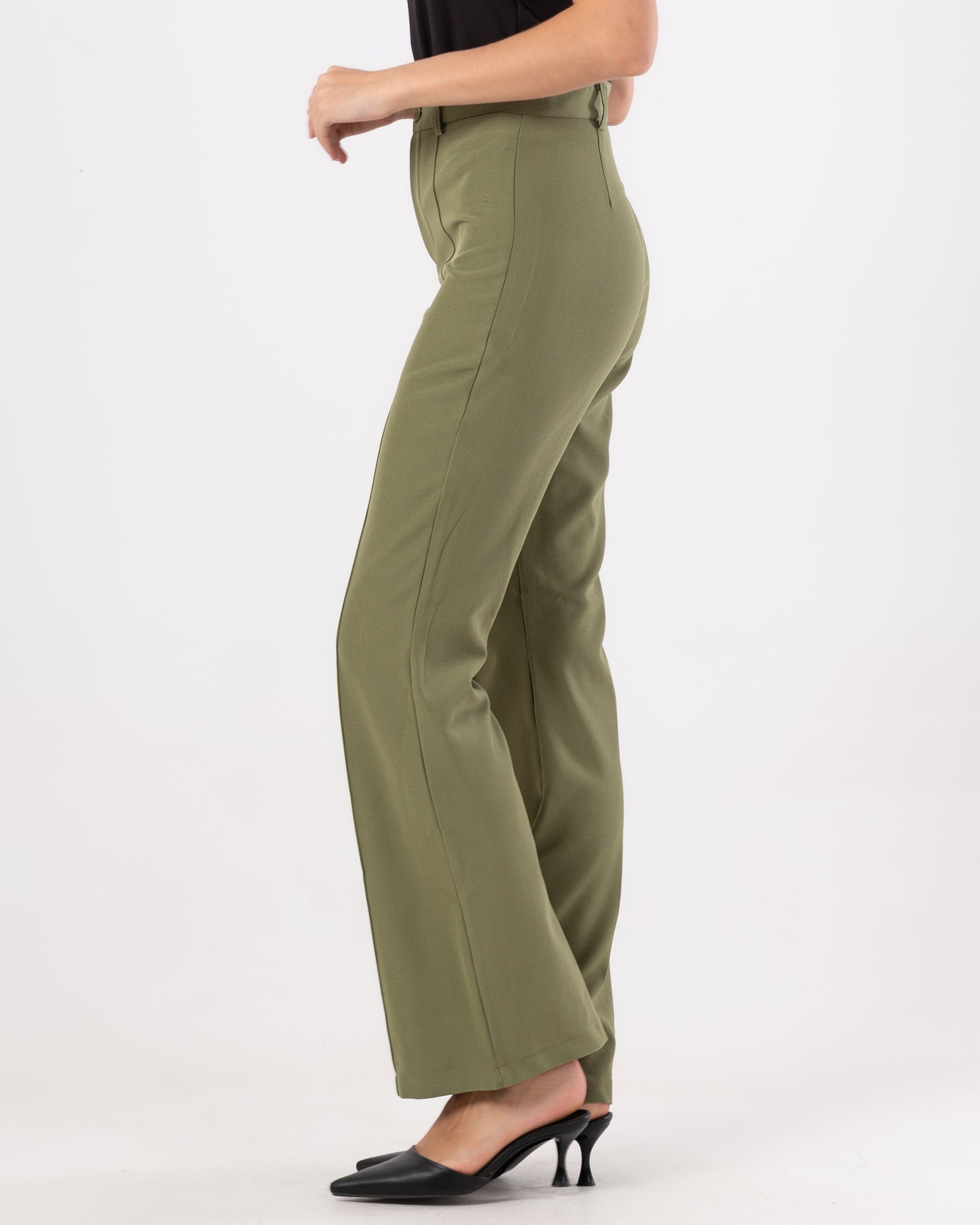 Center-Pleat Classic Pants