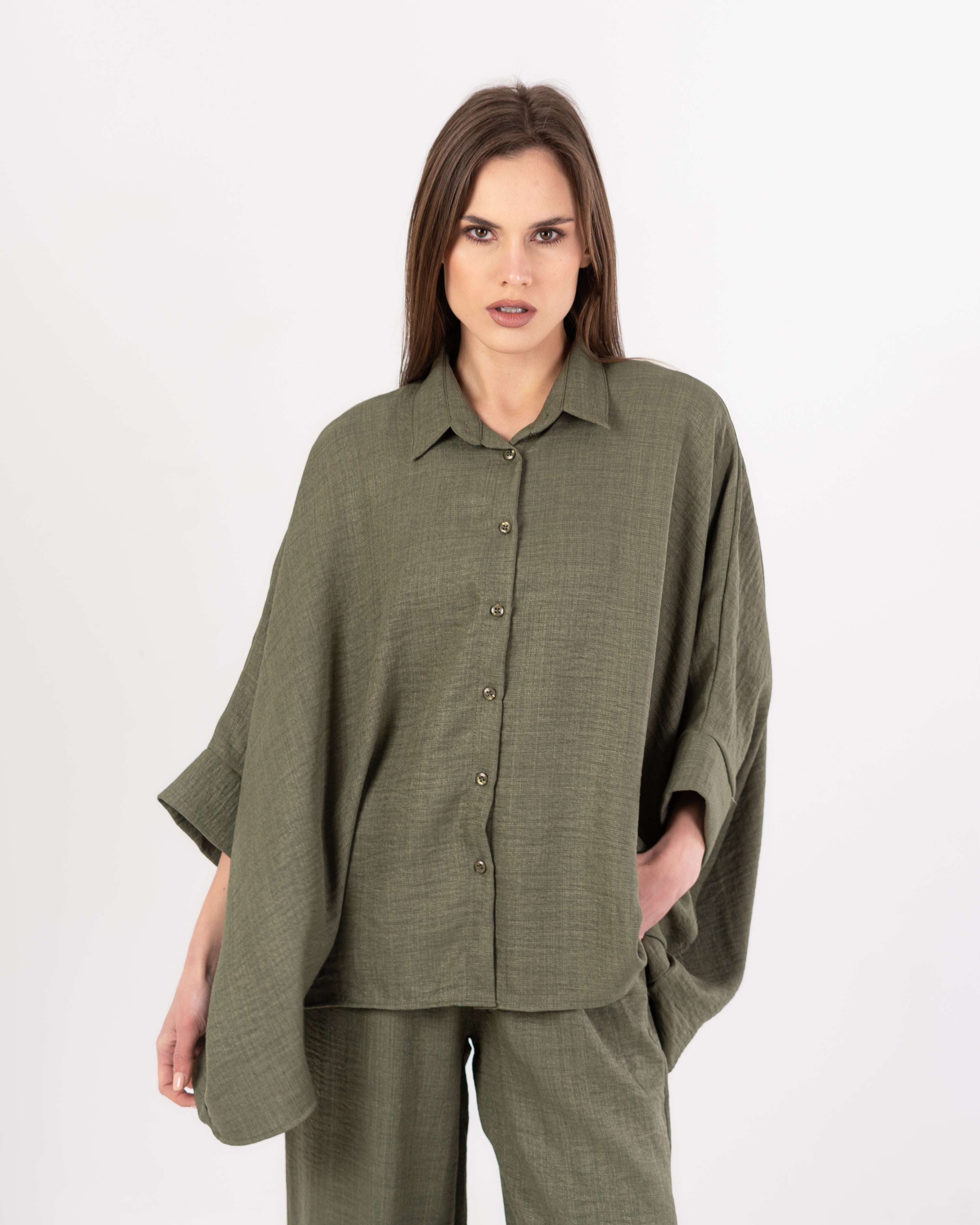 shirt - Wide linen