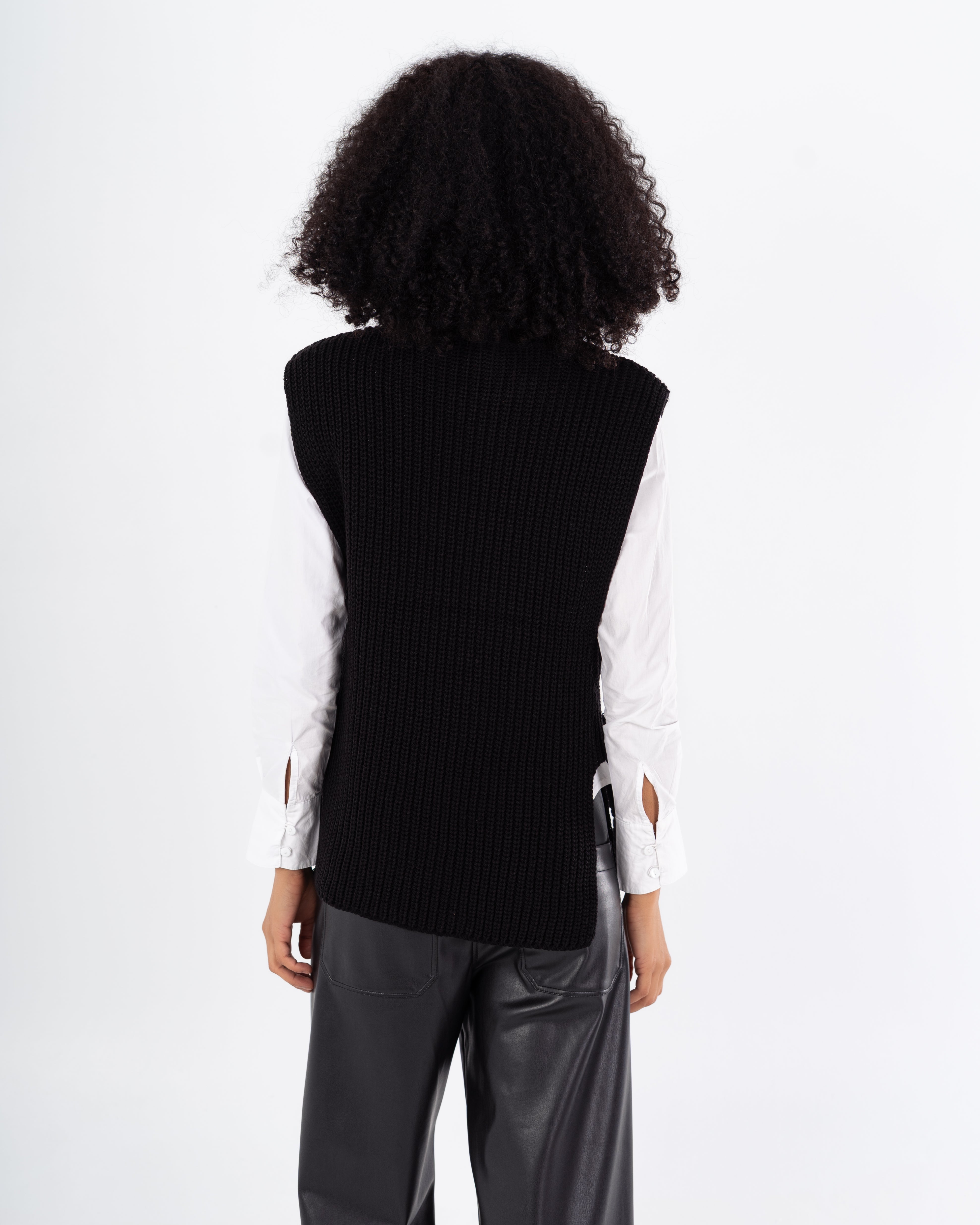 سترة عادية – مفتوحة من الجانب (مع حزام)