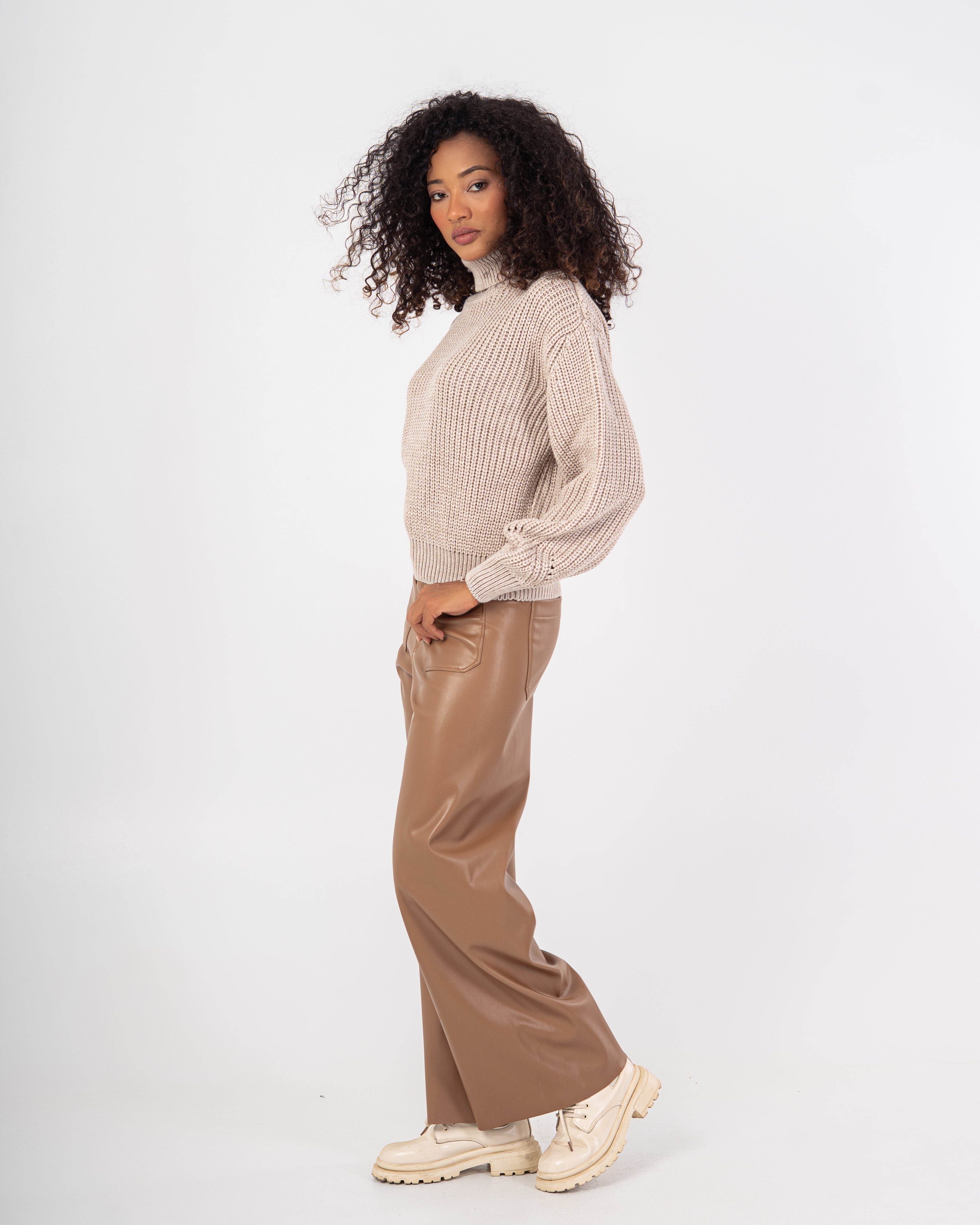 Knitwear Pullover – High Neck