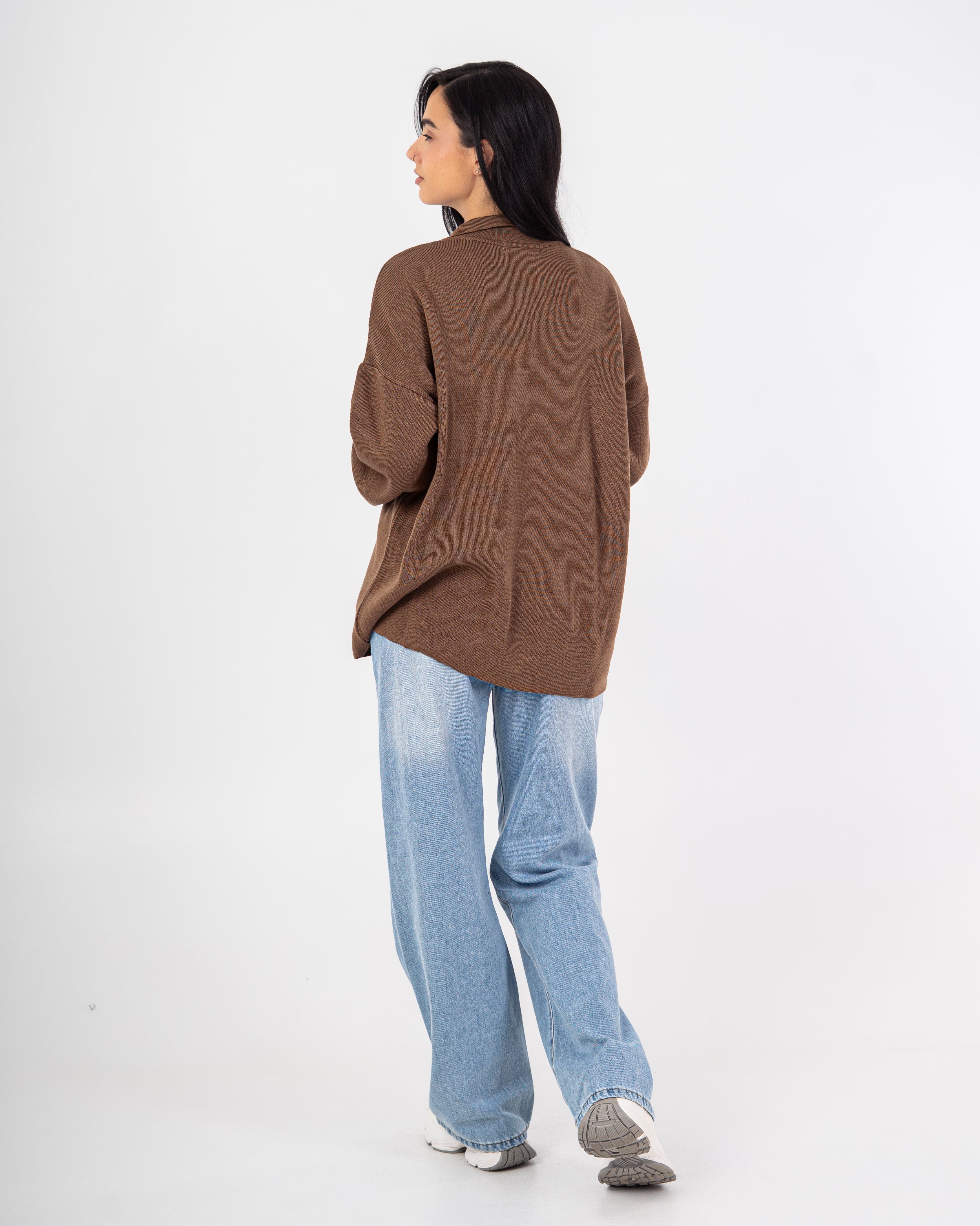 Plain Knitwear Pullover