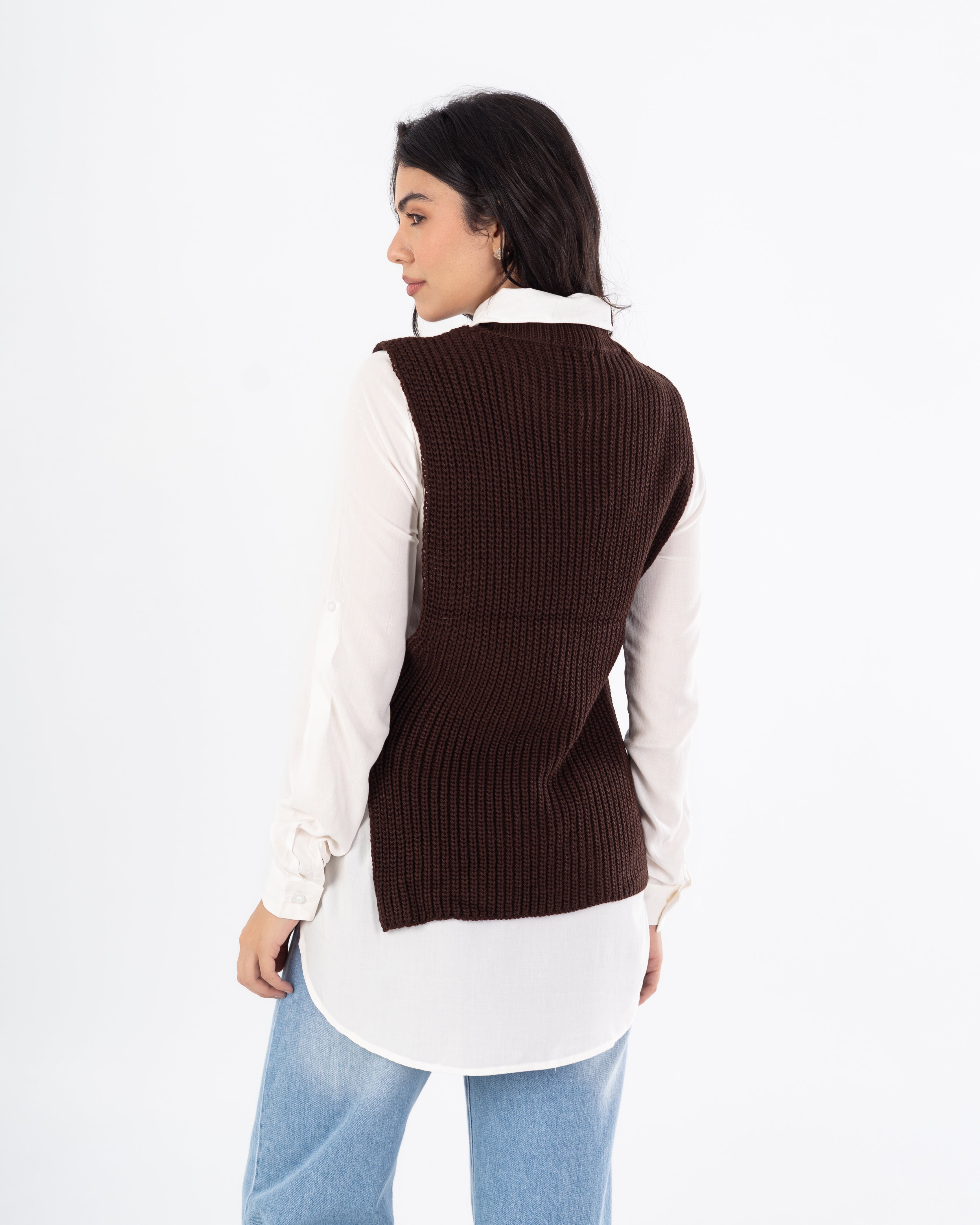 سترة عادية – مفتوحة من الجانب (مع حزام)