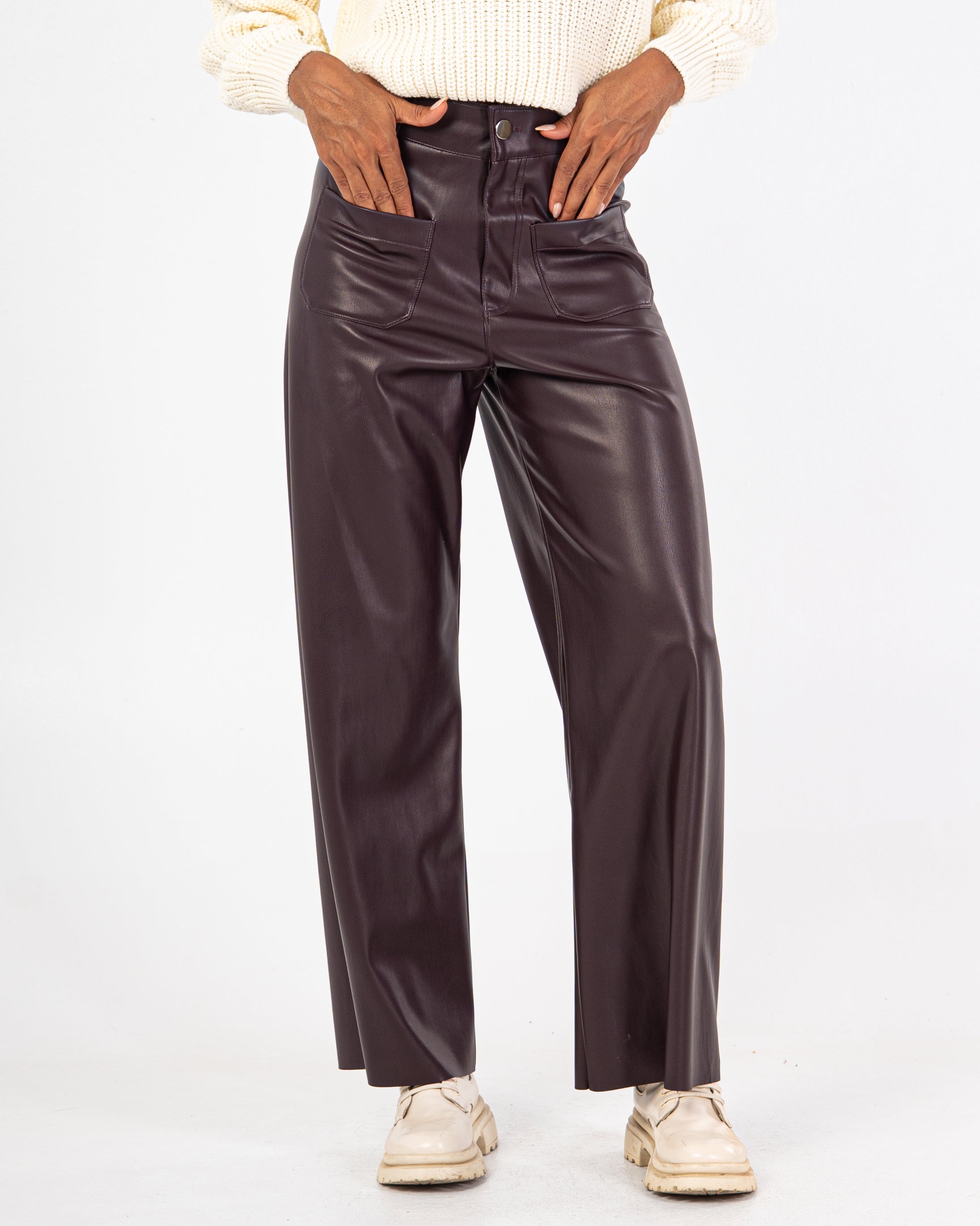 Leather Trouser – (2-Front Pockets)