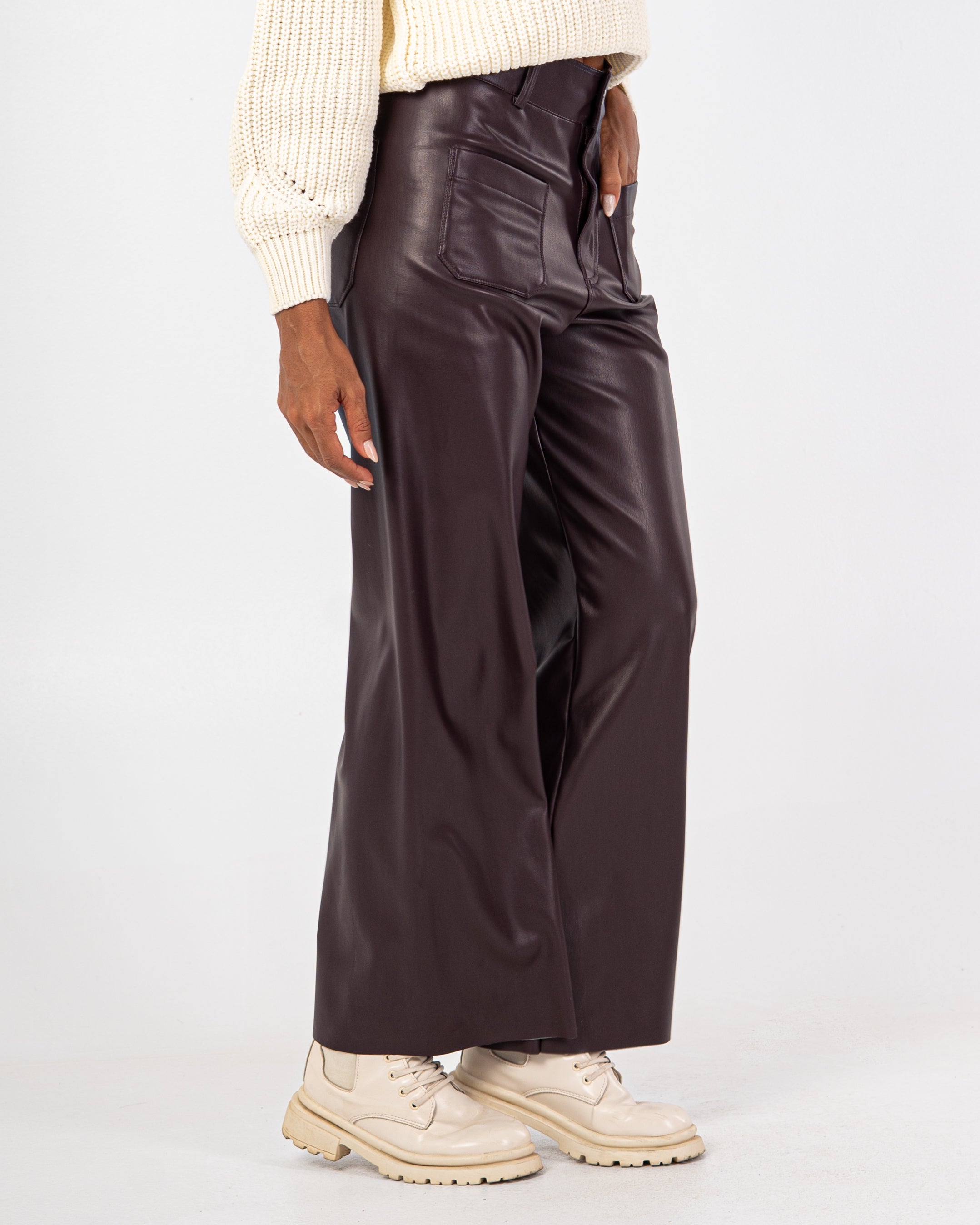 Leather Trouser – (2-Front Pockets)