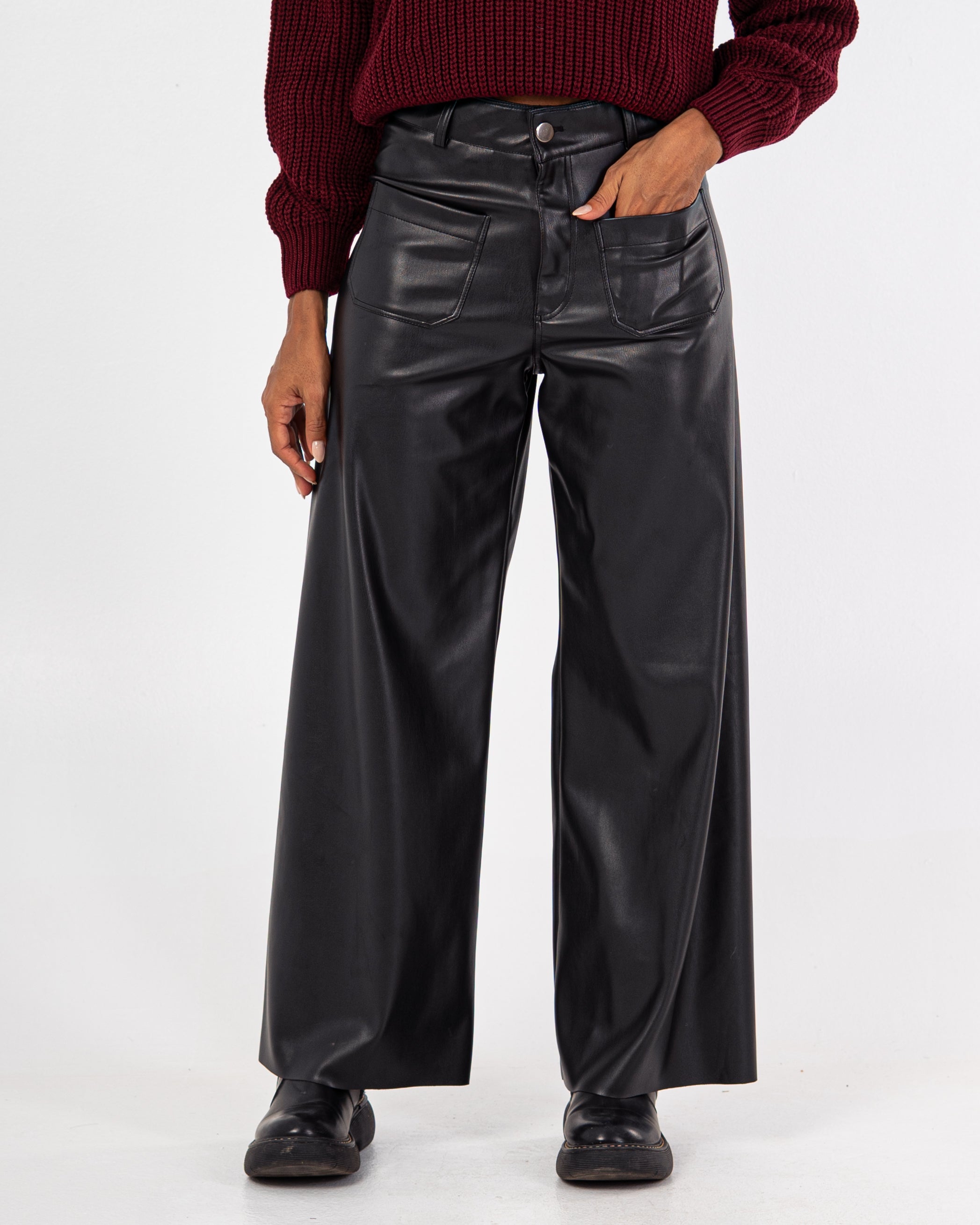 Leather Trouser – (2-Front Pockets)