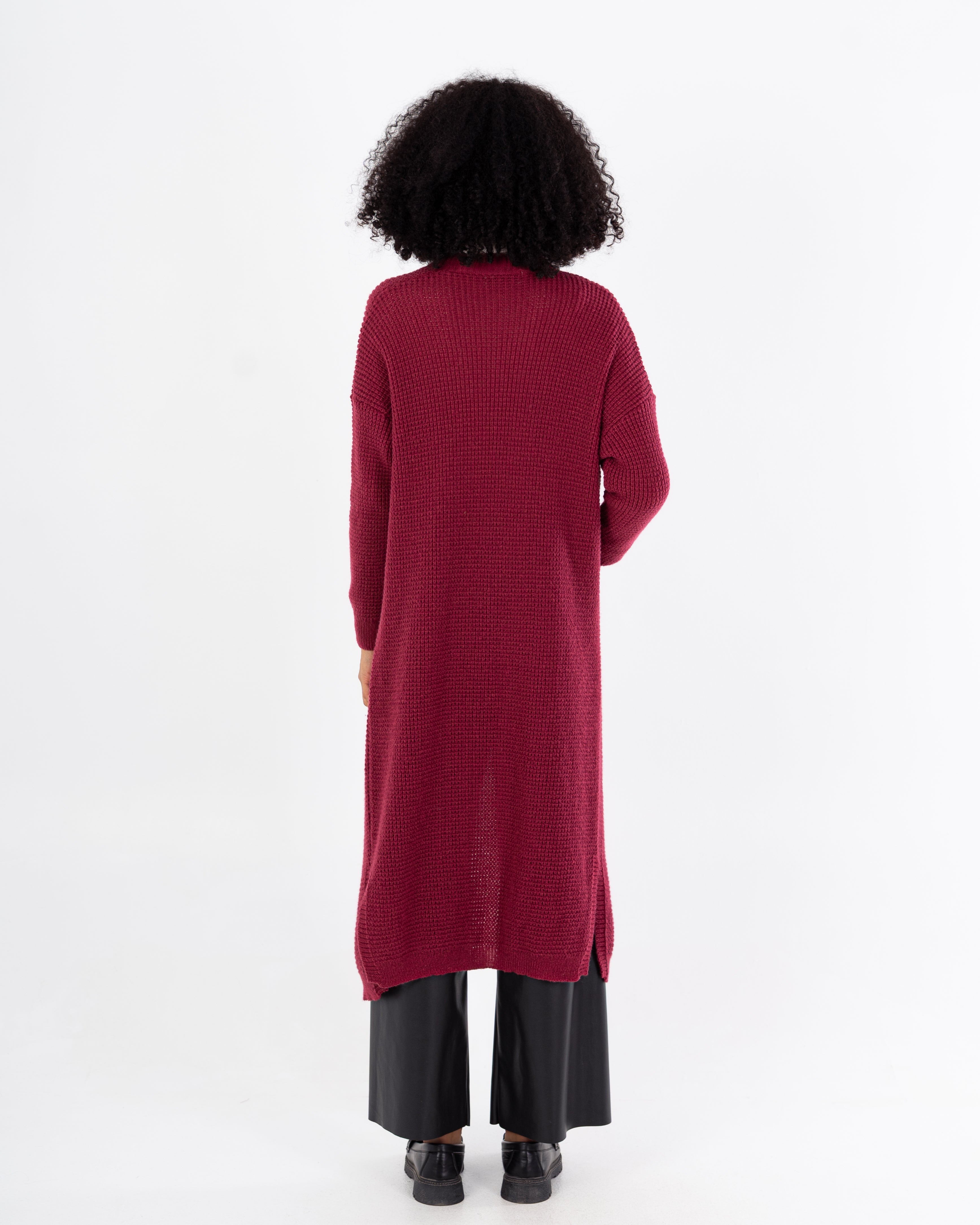 Knitwear Cardigan - (With Two Pockets) Cuffs