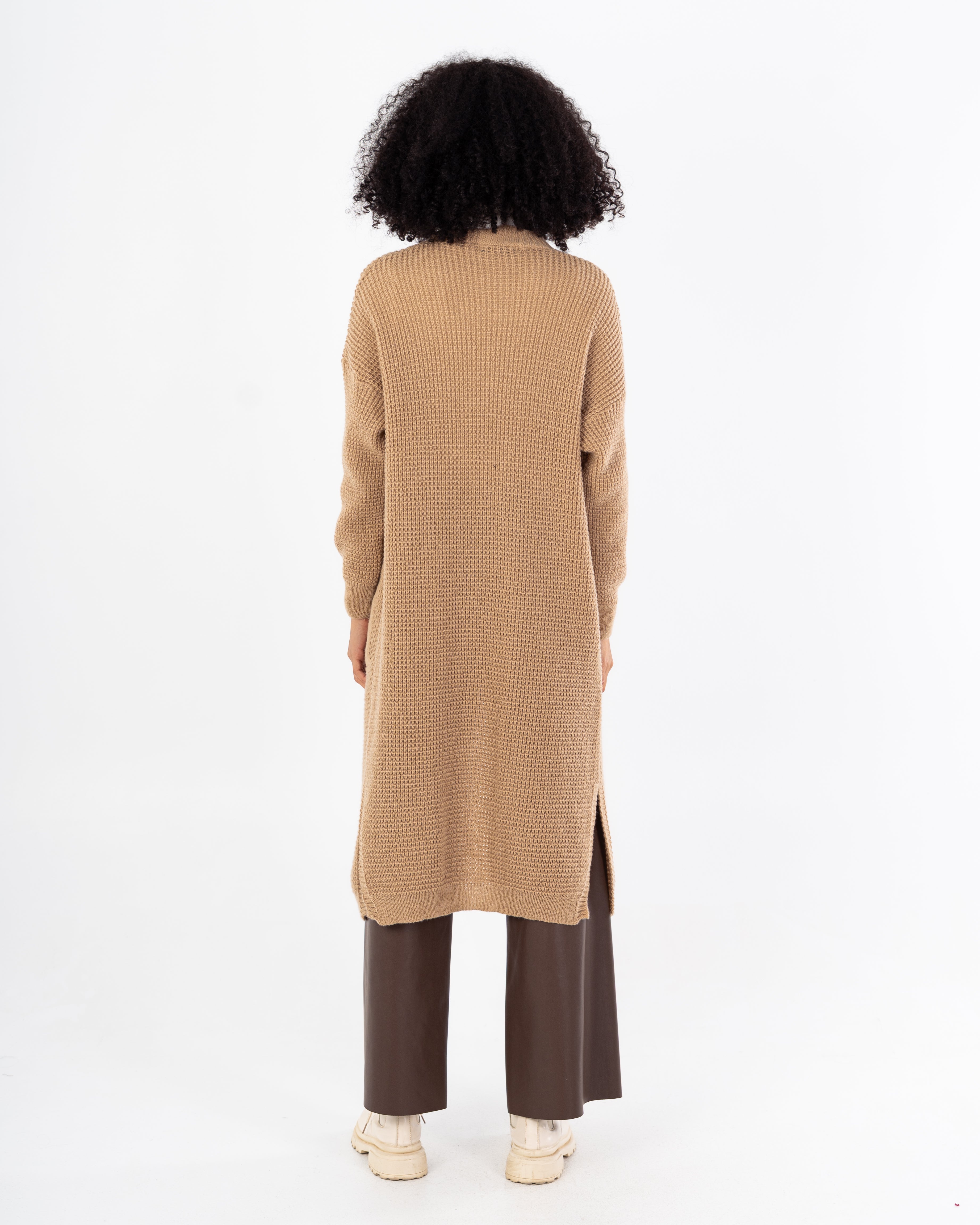 Knitwear Cardigan - (With Two Pockets) Cuffs