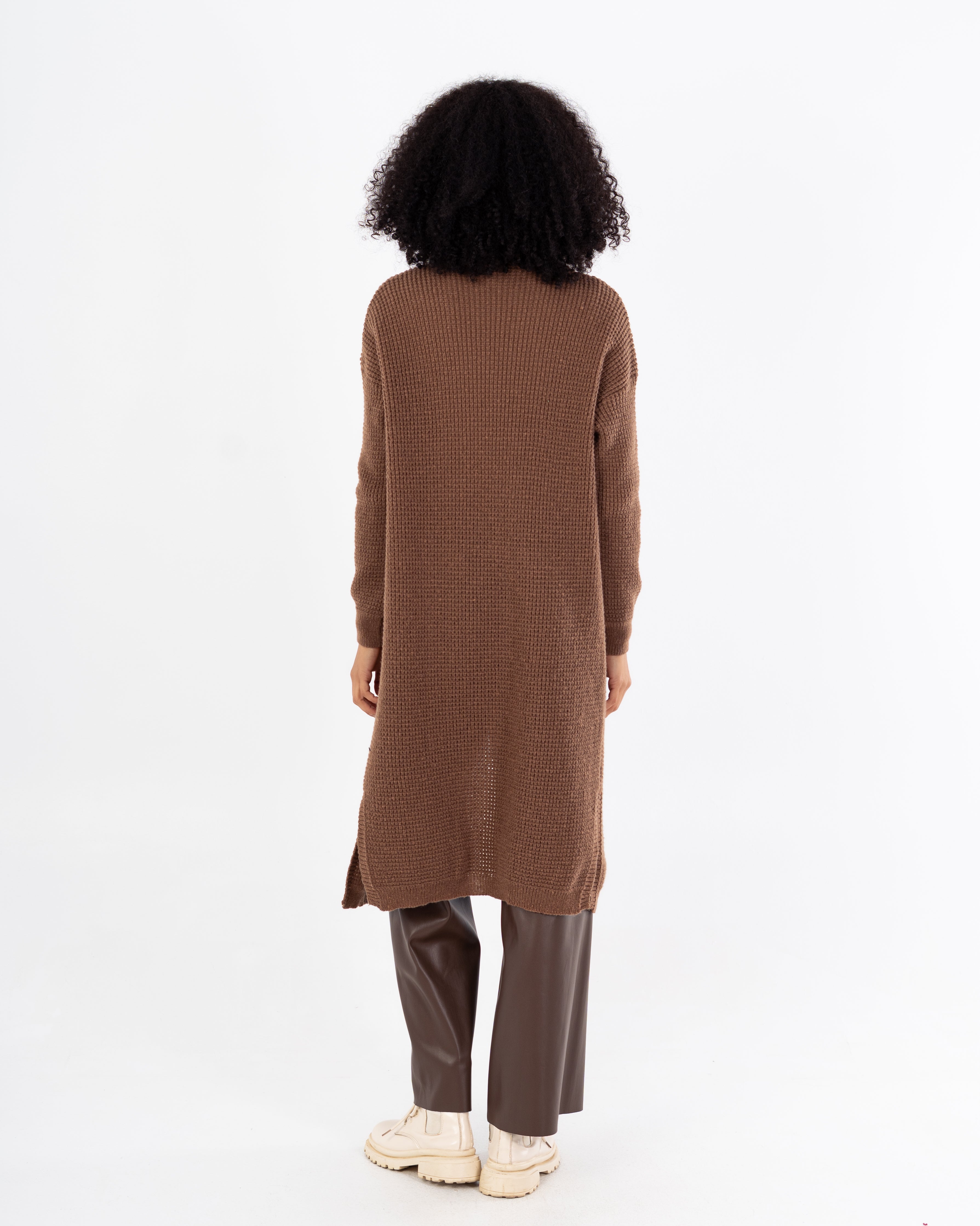 Knitwear Cardigan - (With Two Pockets) Cuffs