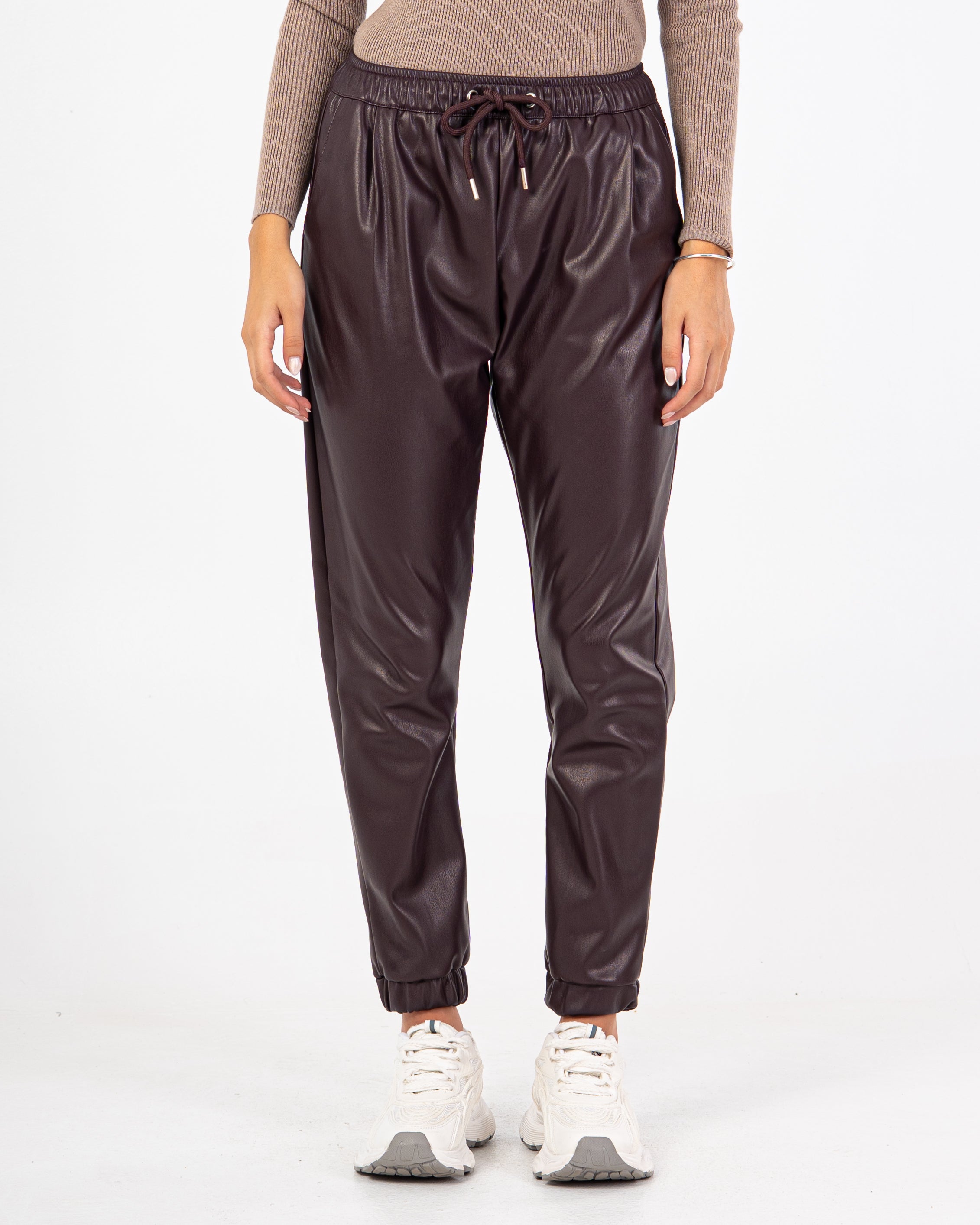 Leather Trouser – Elastic Leg