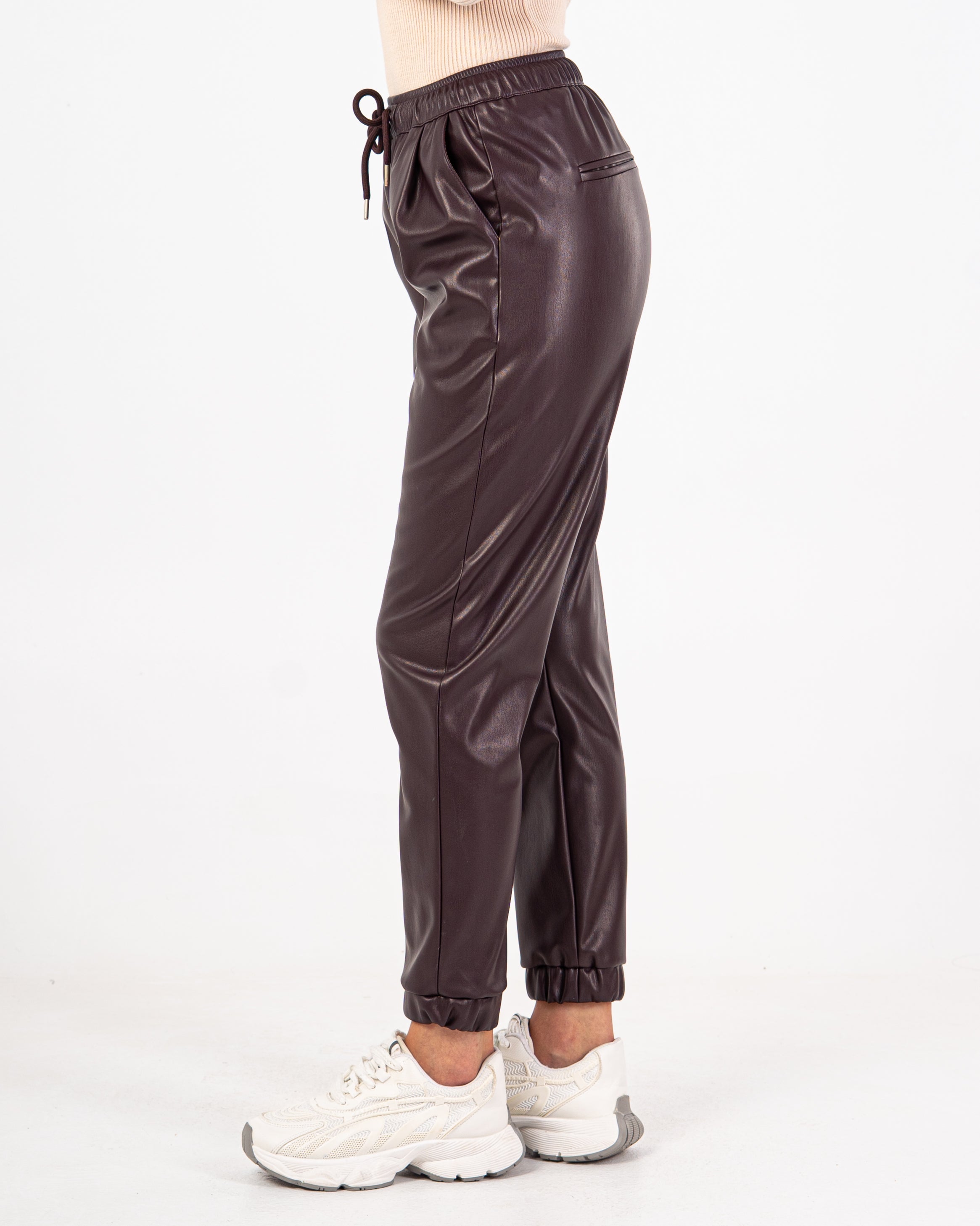 Leather Trouser – Elastic Leg