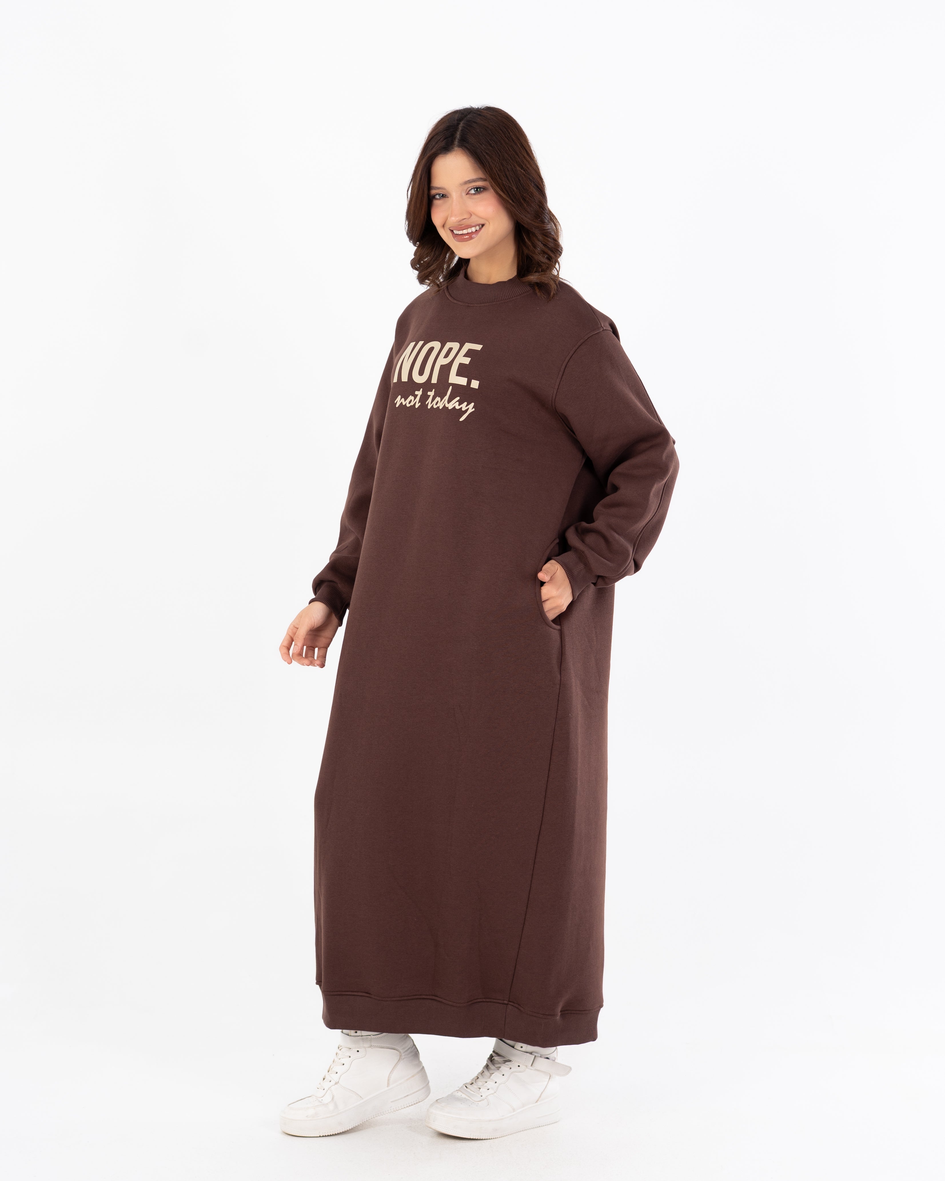 فستان ميلتون – نص على الصدر (طويل)