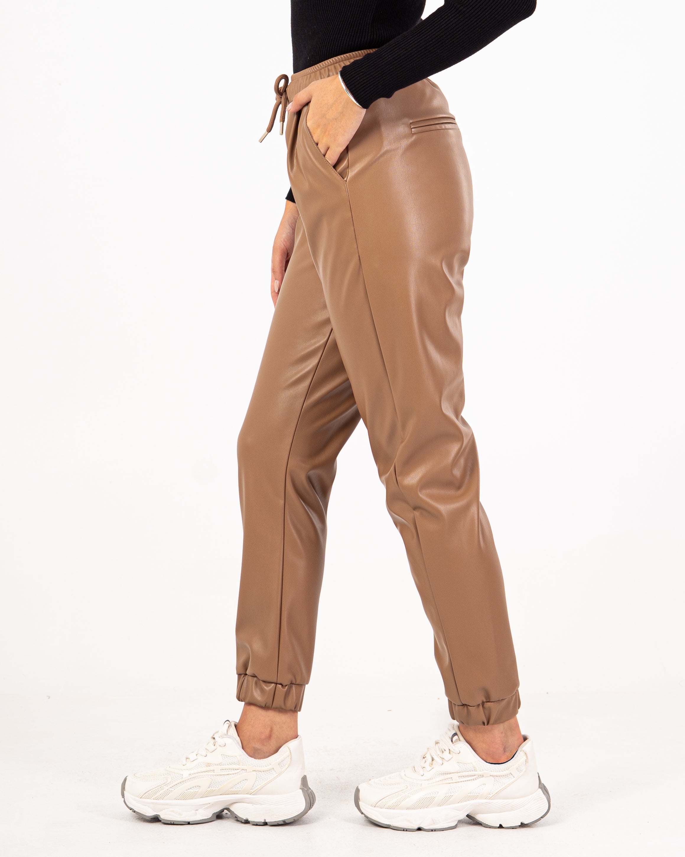Leather Trouser – Elastic Leg