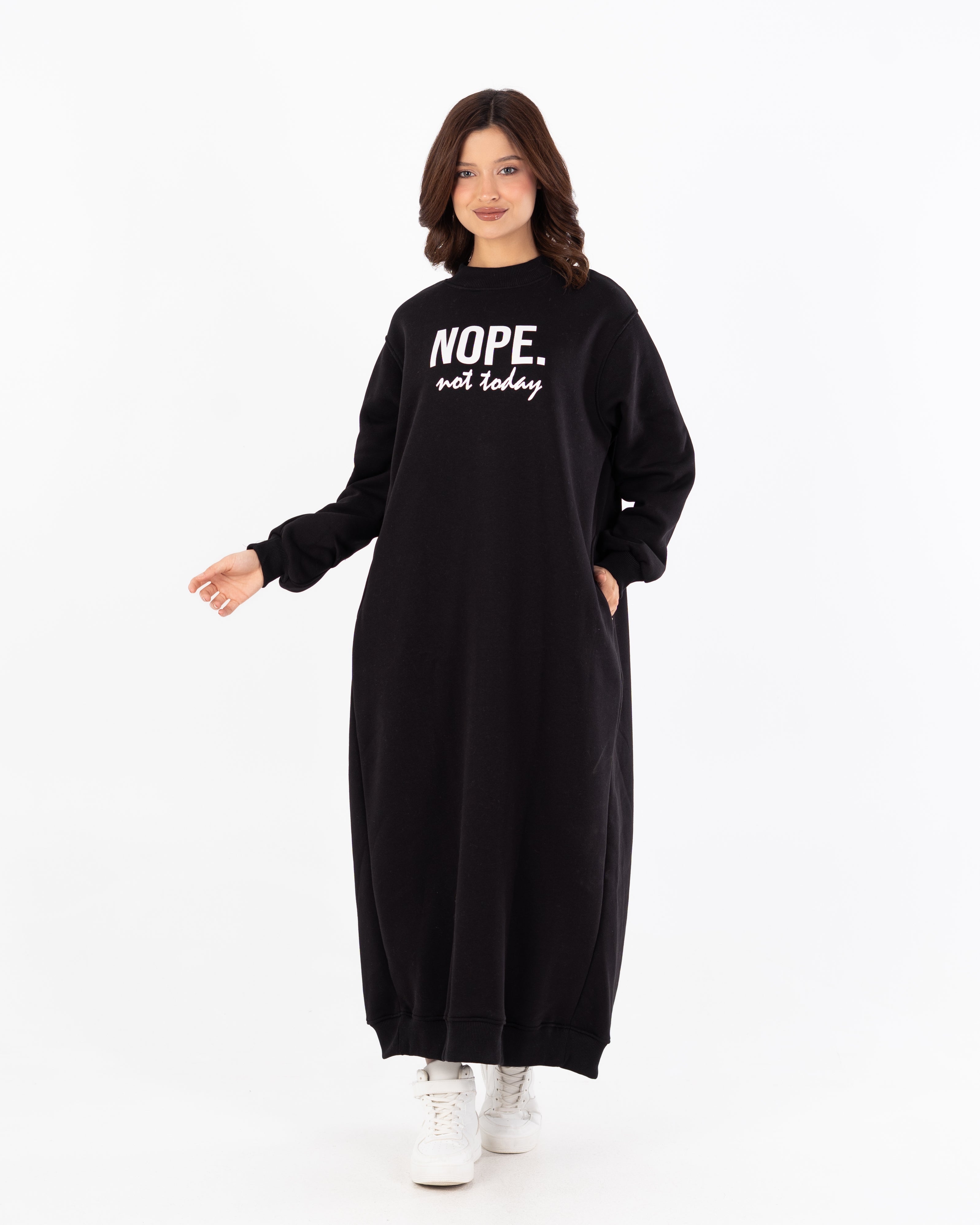 فستان ميلتون – نص على الصدر (طويل)