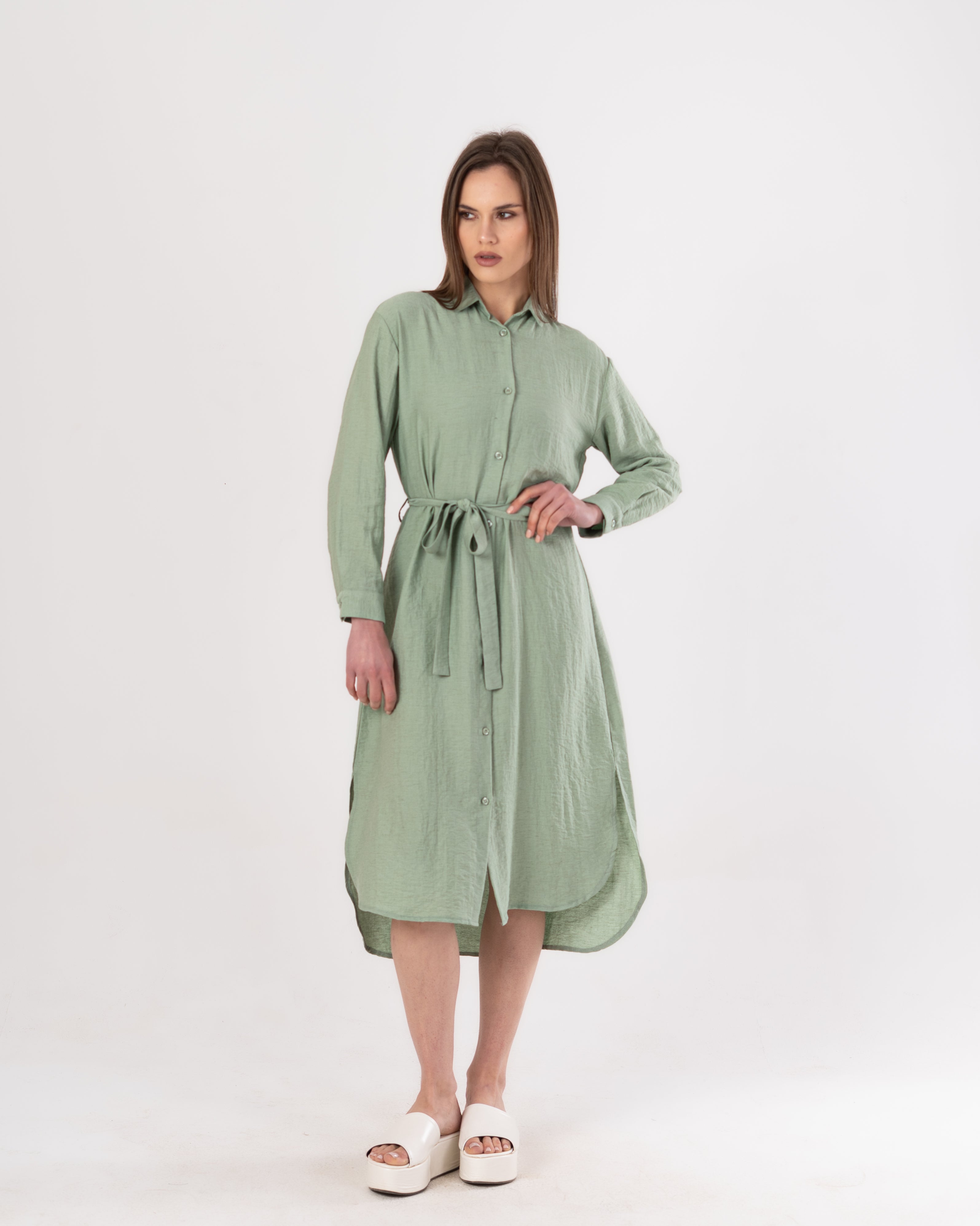 dress - Short (linen with tie)